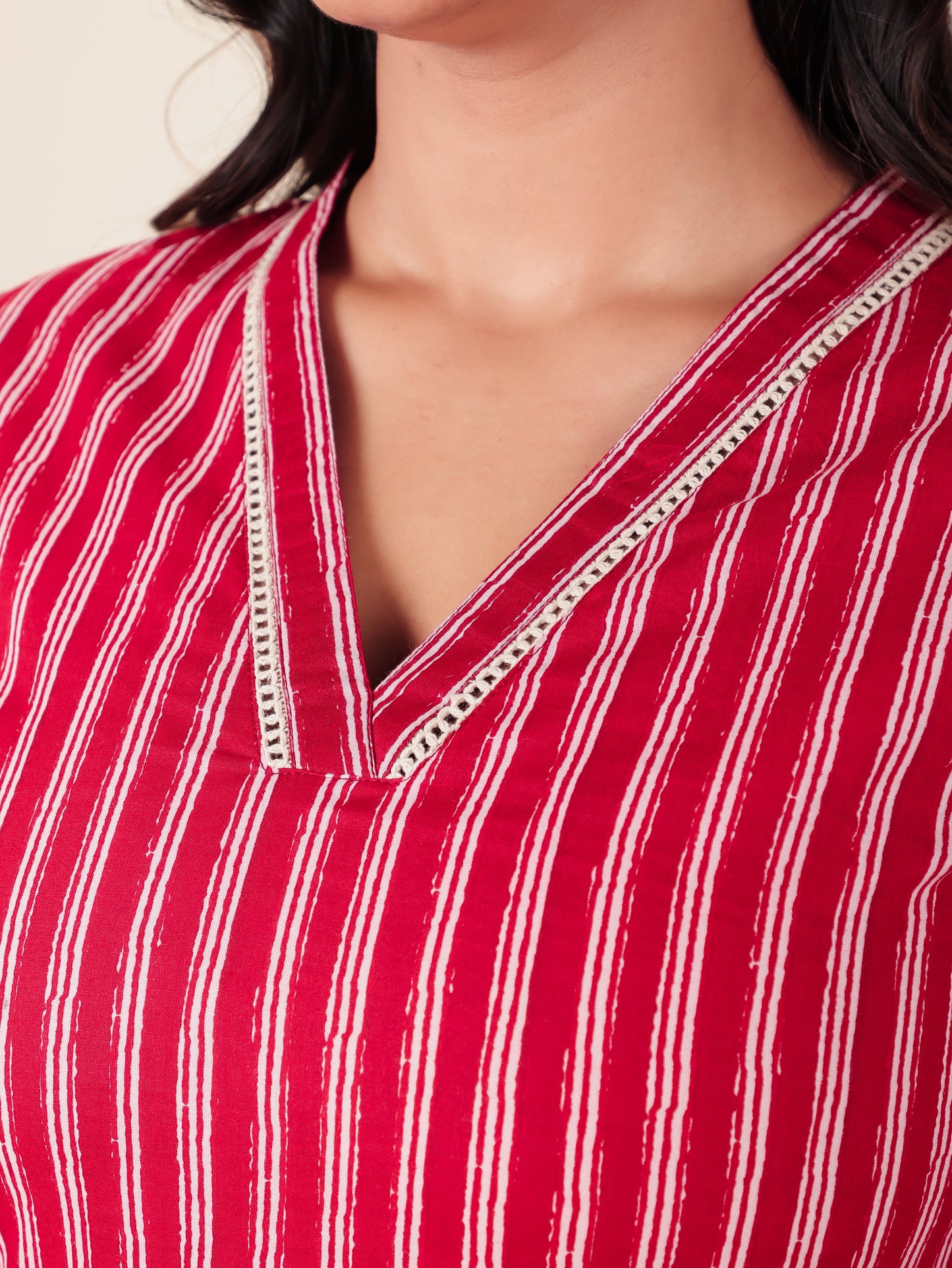 Soft Cotton Striped Kurta