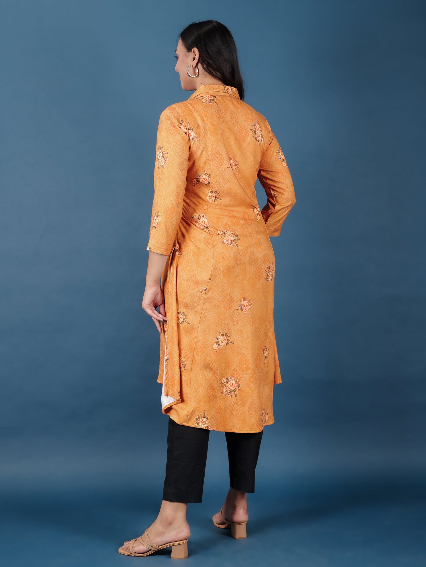 Rayon Floral Kurta