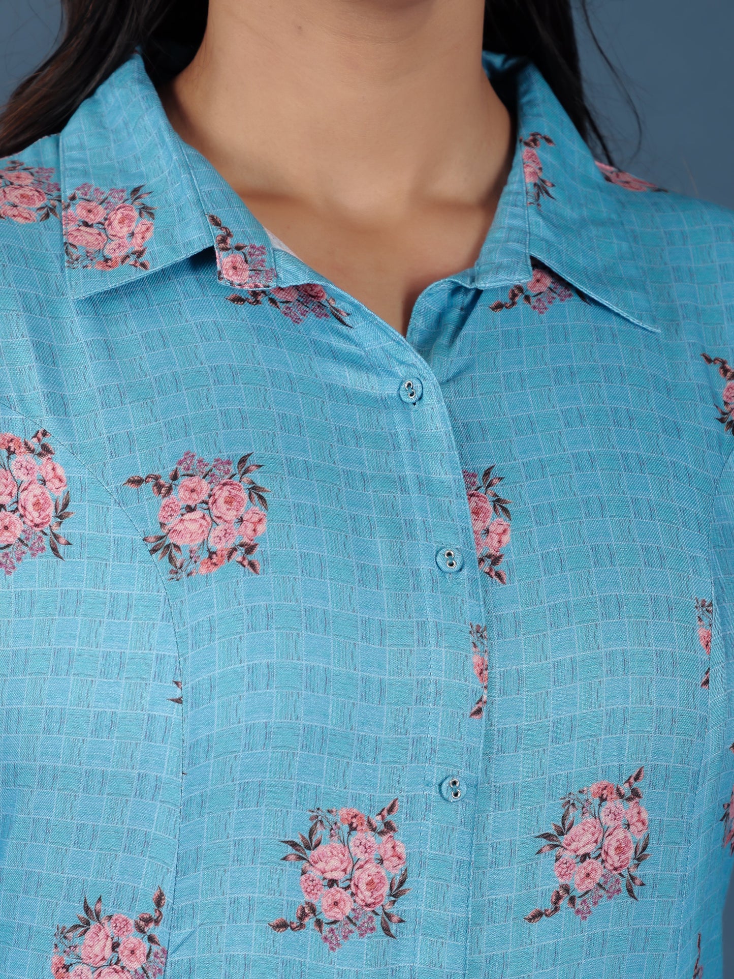 Rayon Floral Kurta