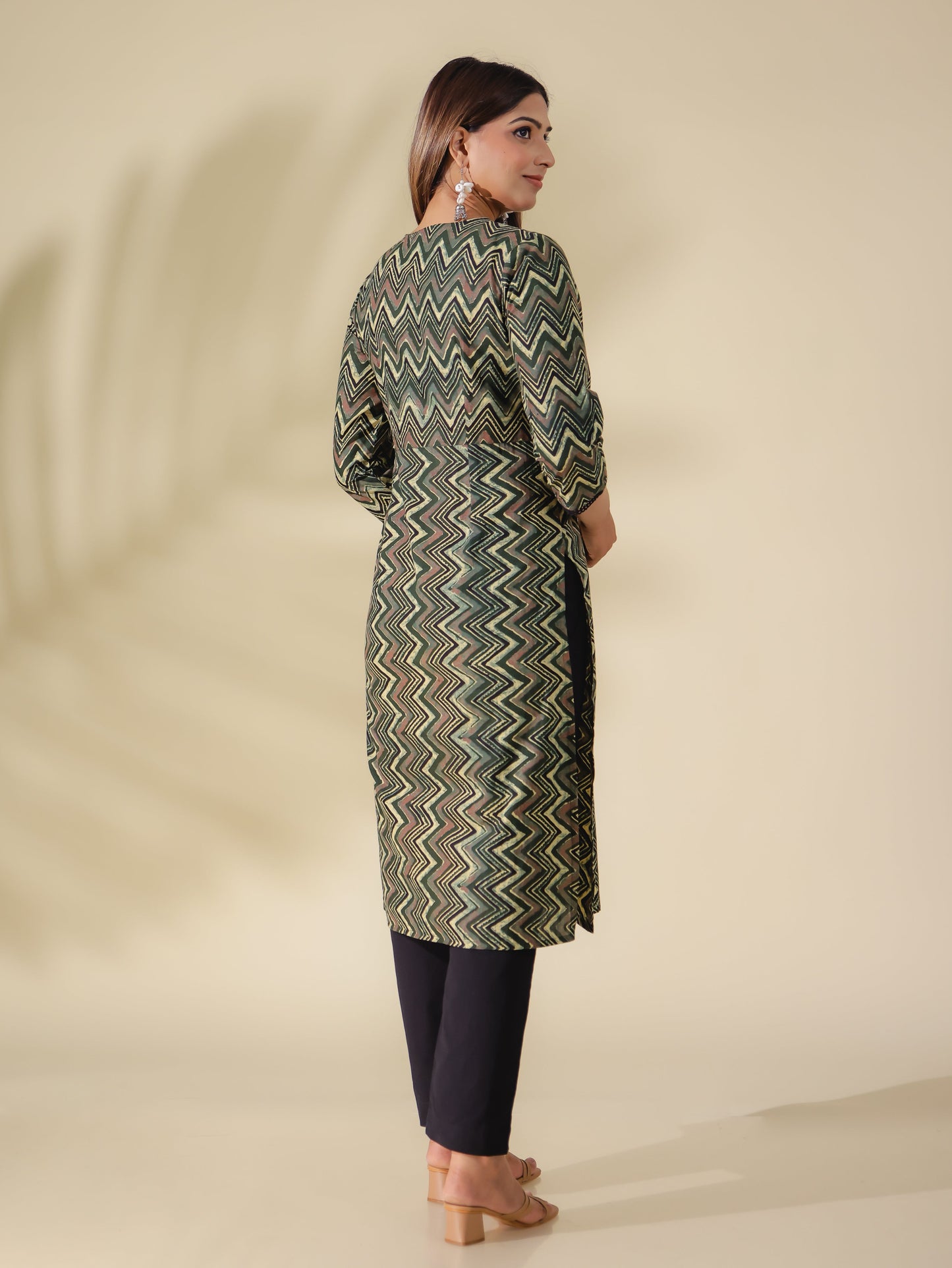 Soft Cotton Cheveron Kurta