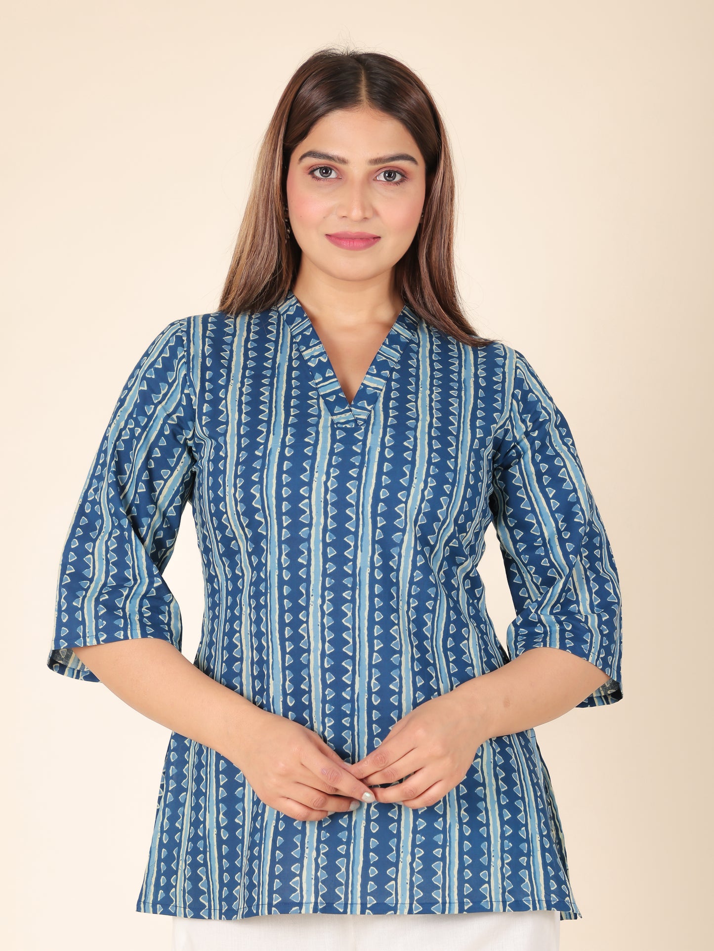 Soft Cotton Striped Kurti