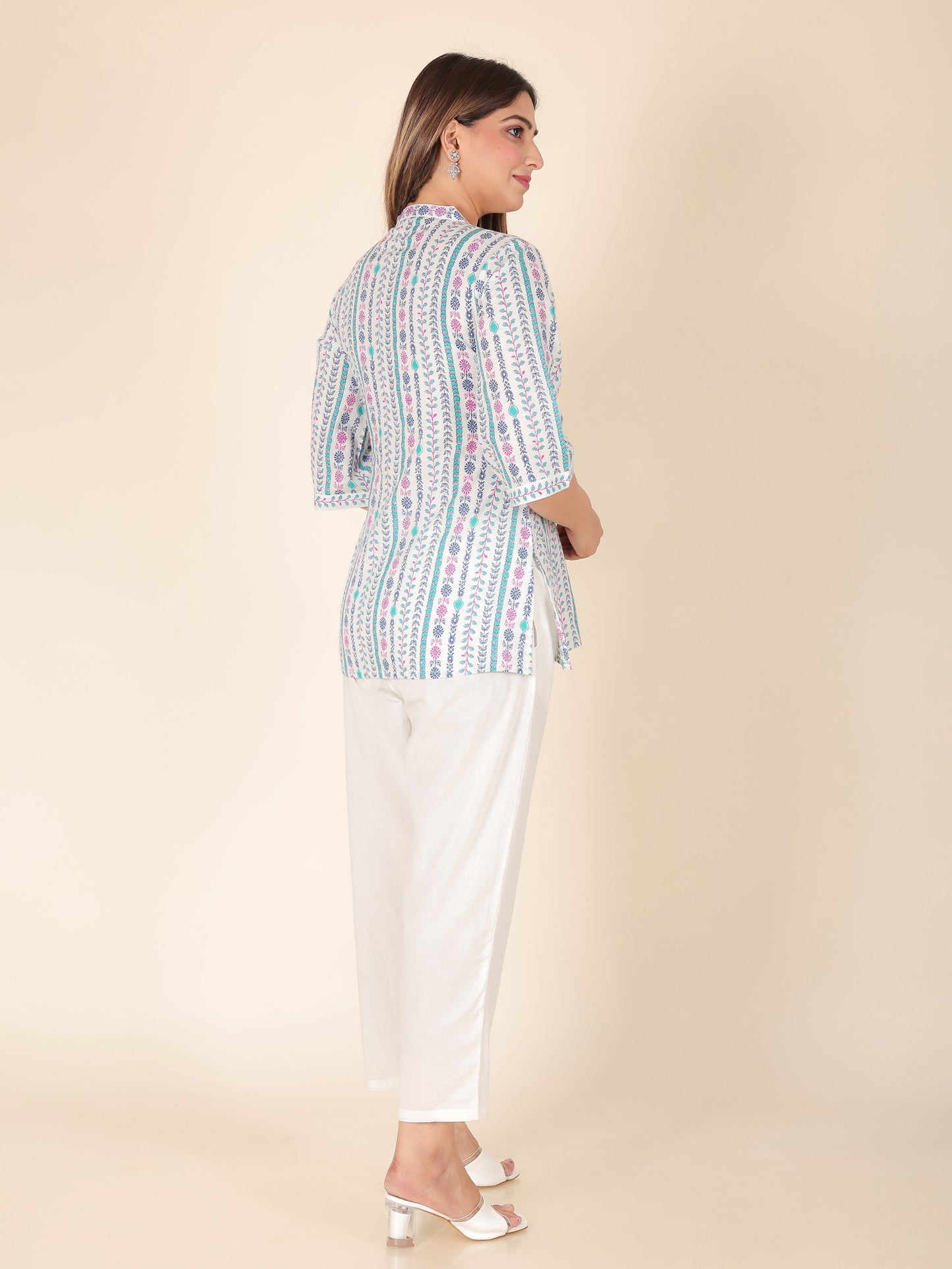 Soft Cotton Striped Kurti