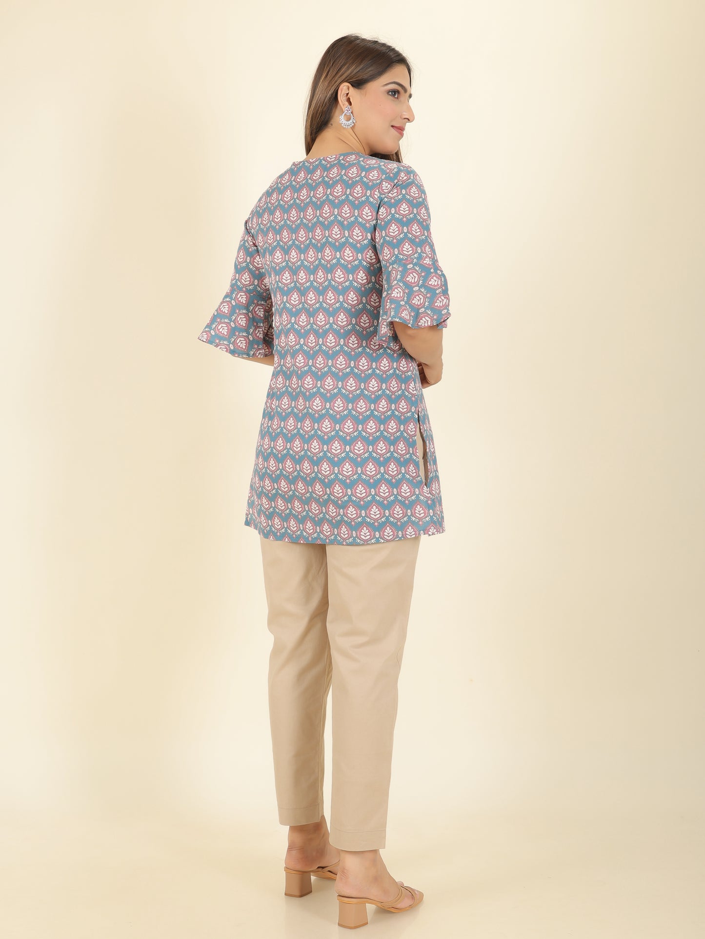 Soft Cotton Abstract Kurti