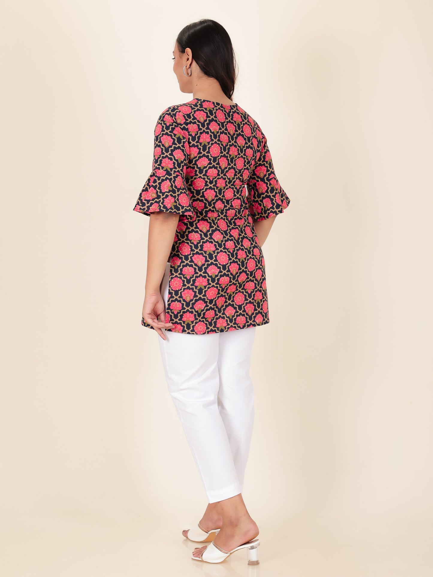 Soft Cotton Floral Kurti