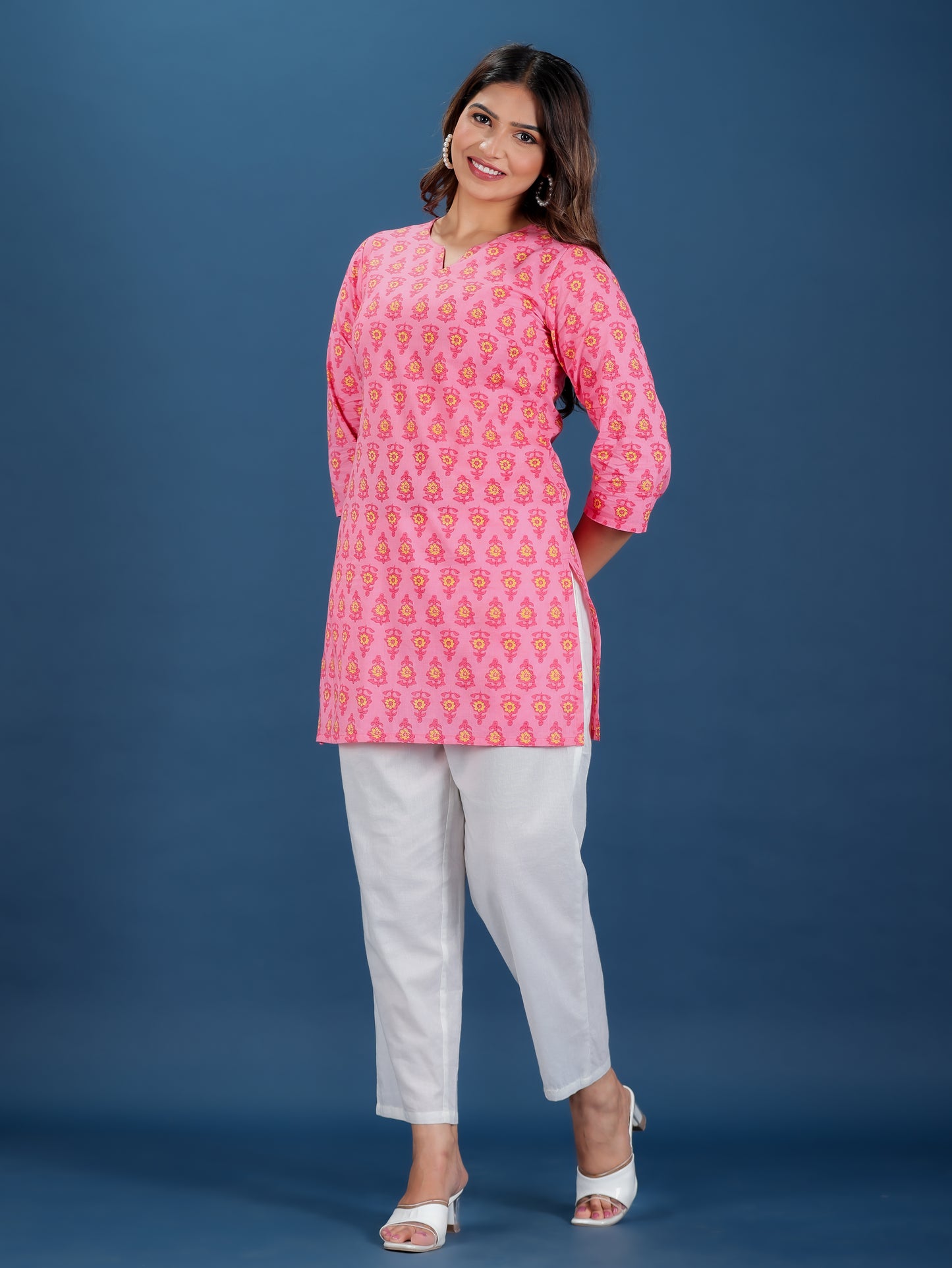 Soft Cotton Butti Kurti