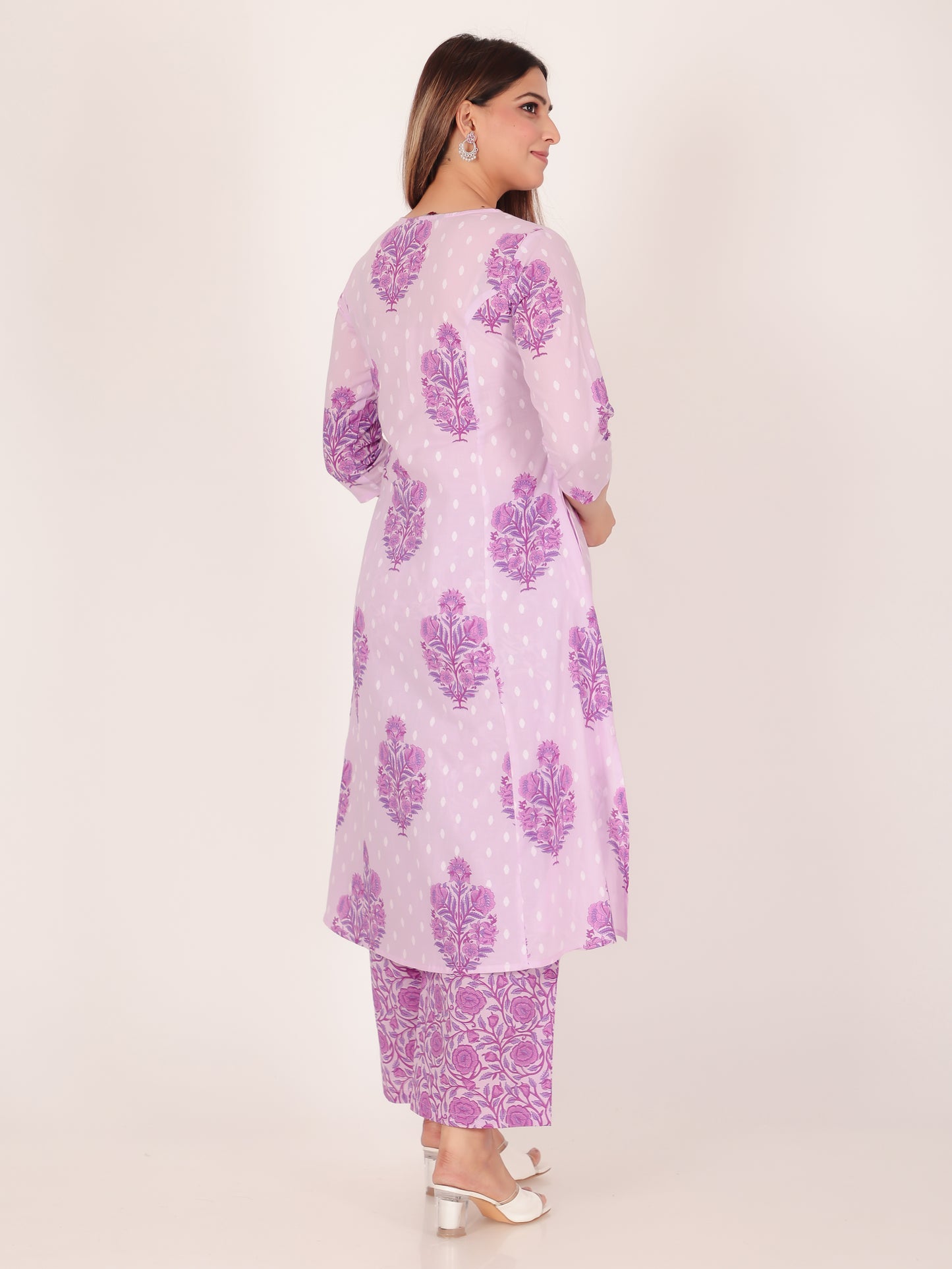 Soft Cotton Floral Kurta