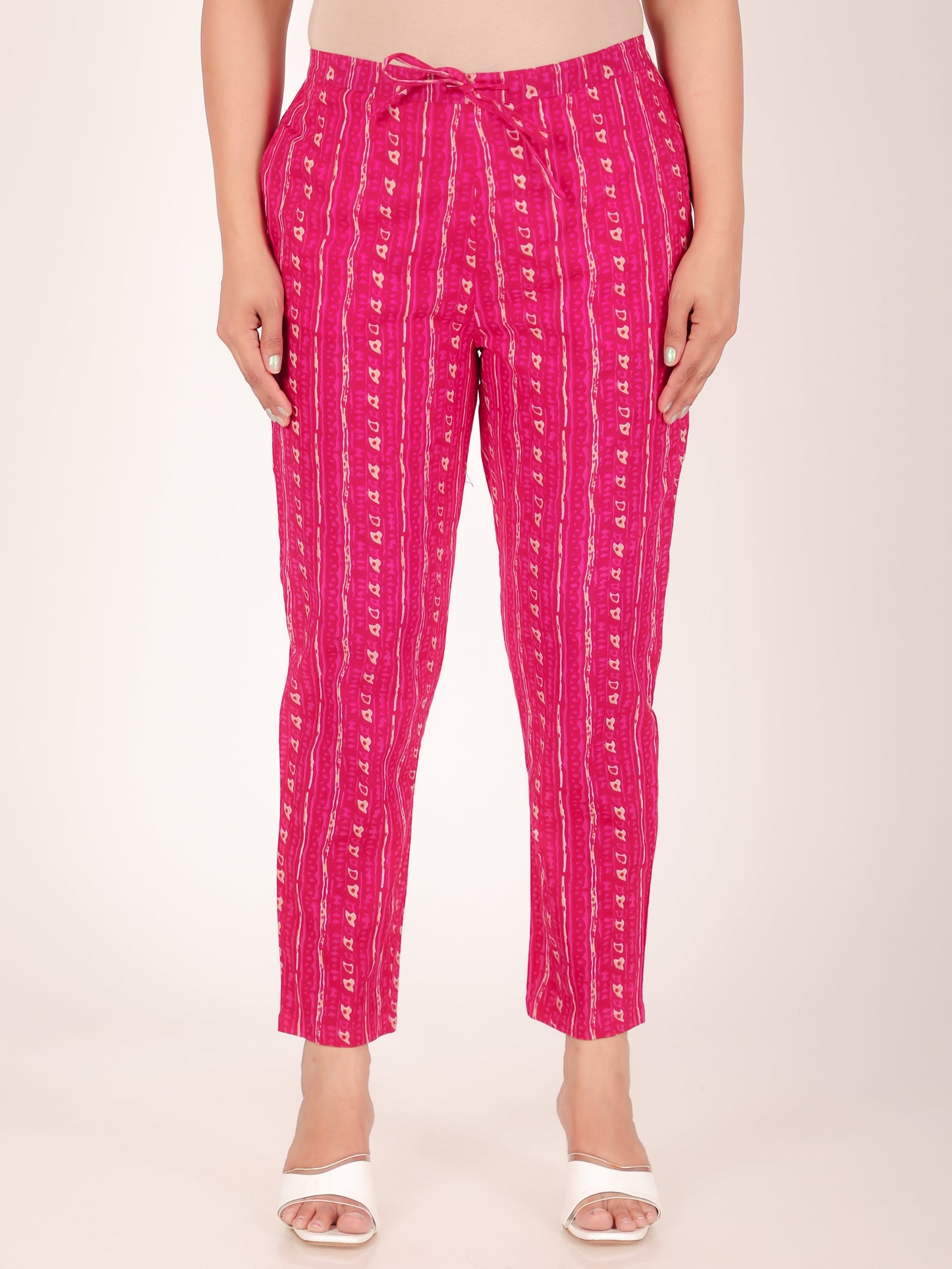 Soft Cotton Striped Pant