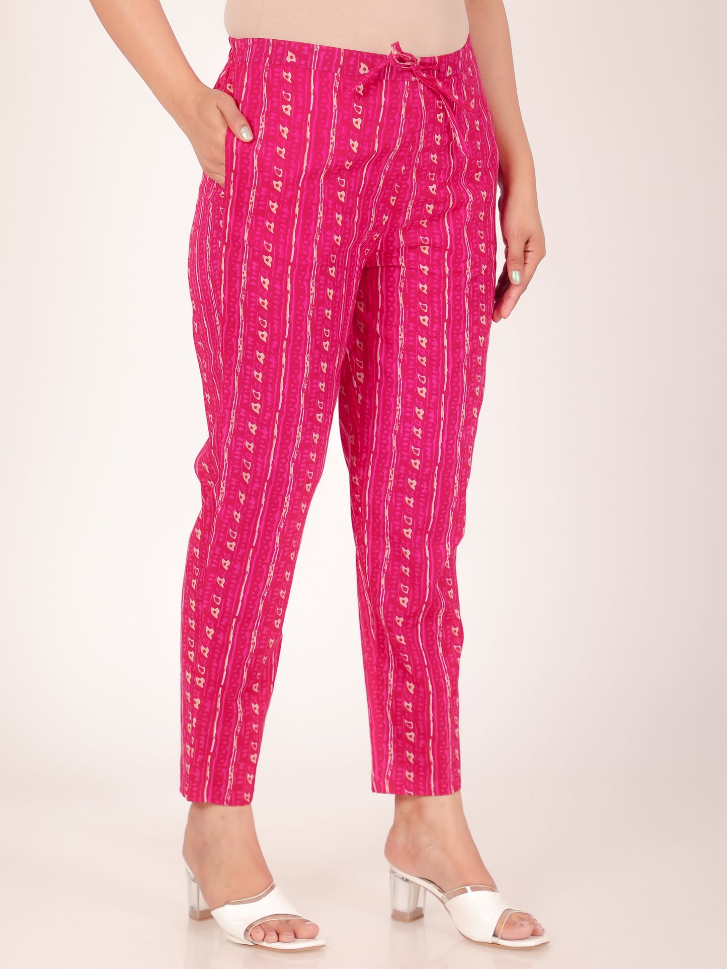 Soft Cotton Striped Pant