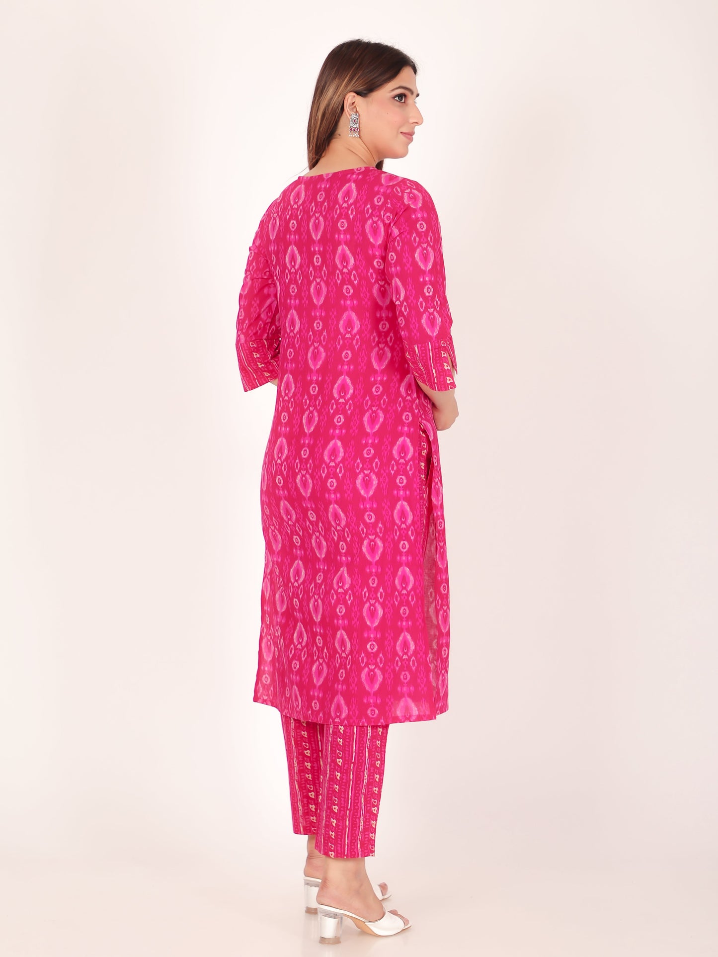 Soft Cotton Ikat Kurta