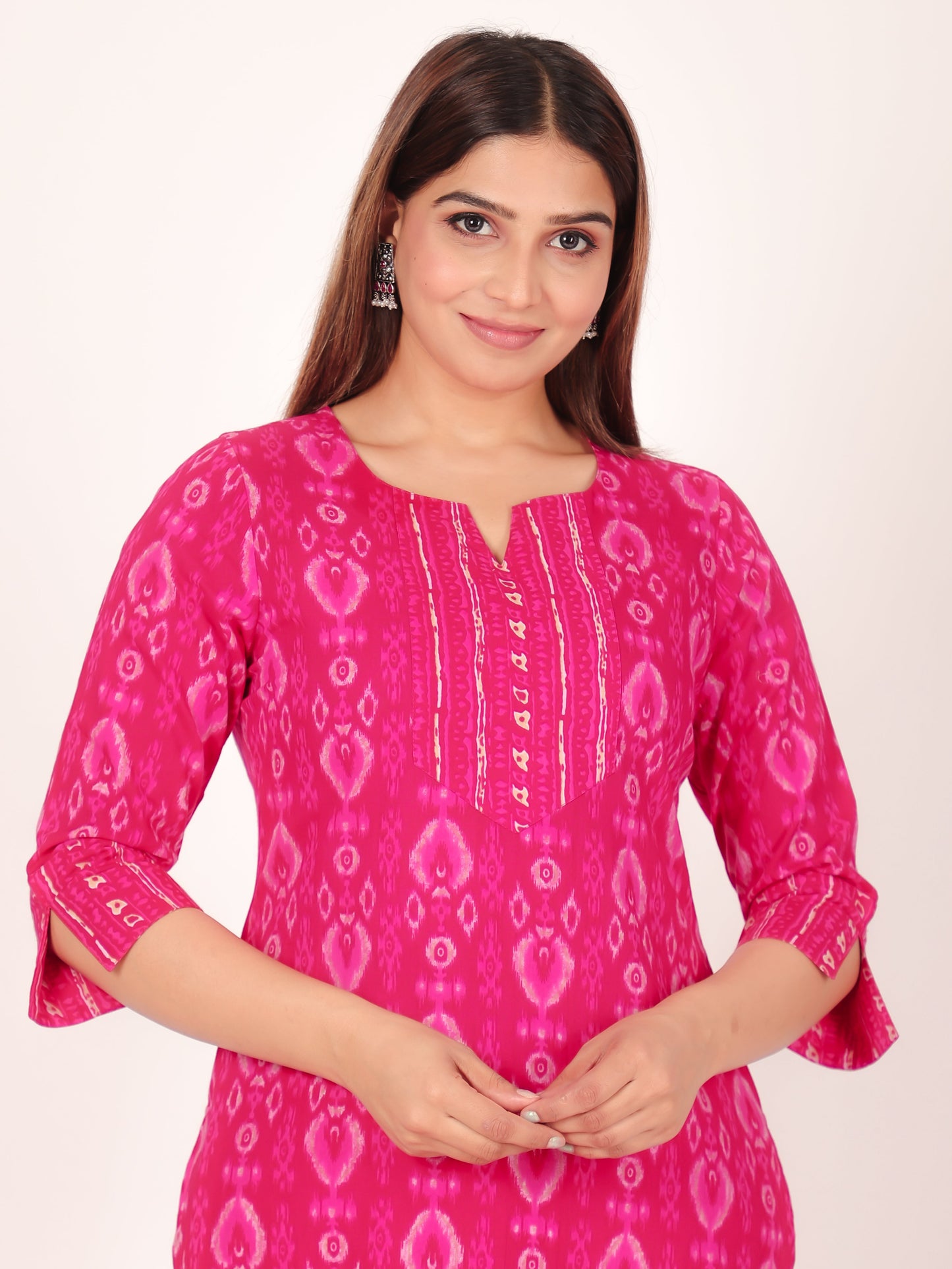 Soft Cotton Ikat Kurta