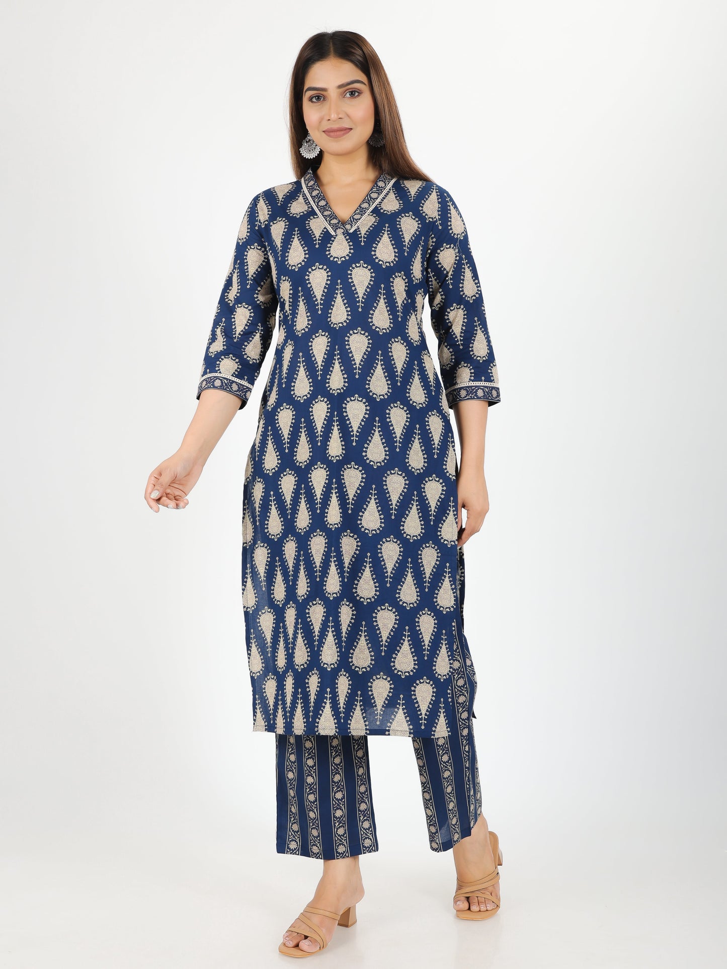 Soft Cotton Paisley Kurta