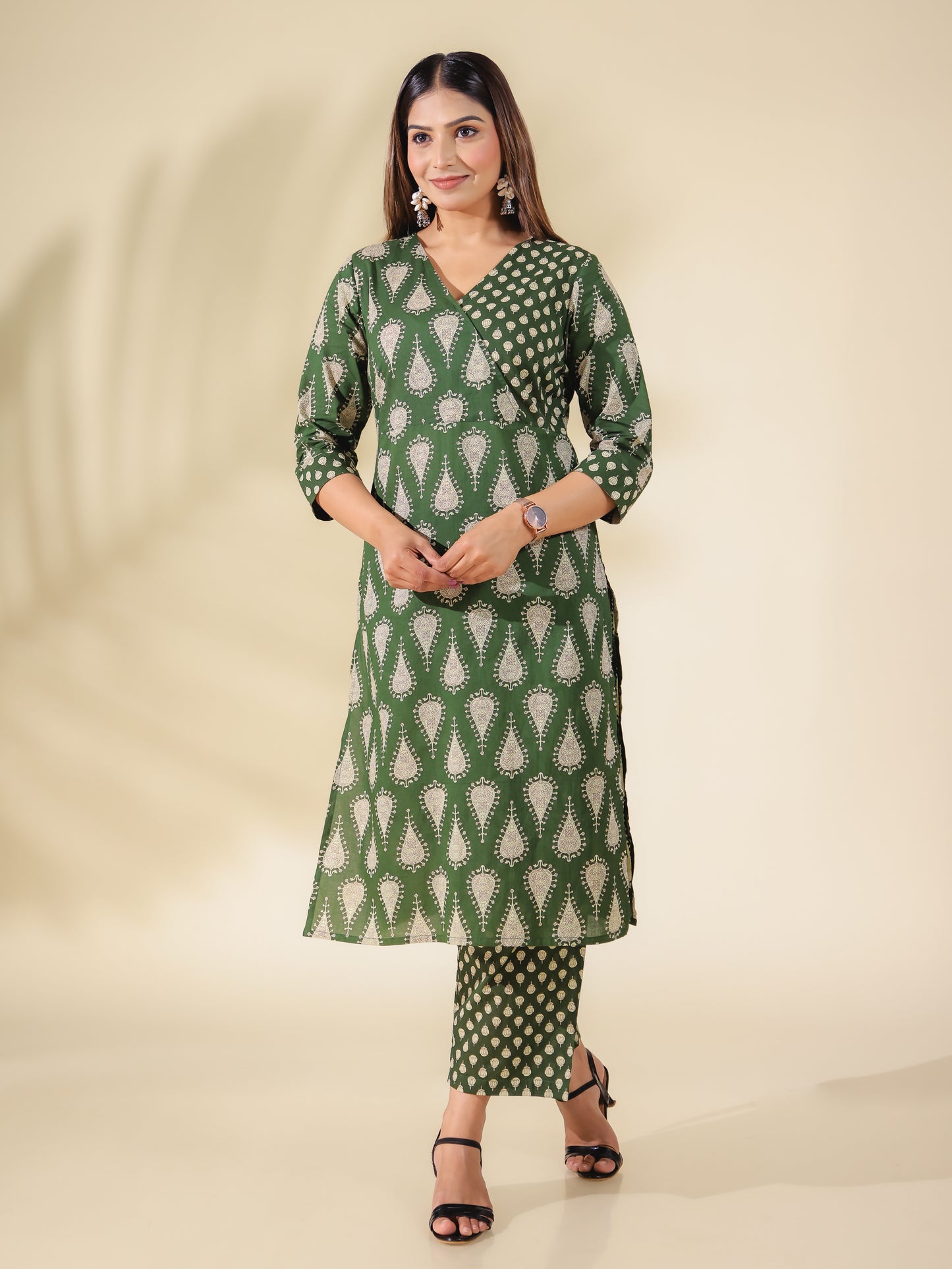 Soft Cotton Block Kurta