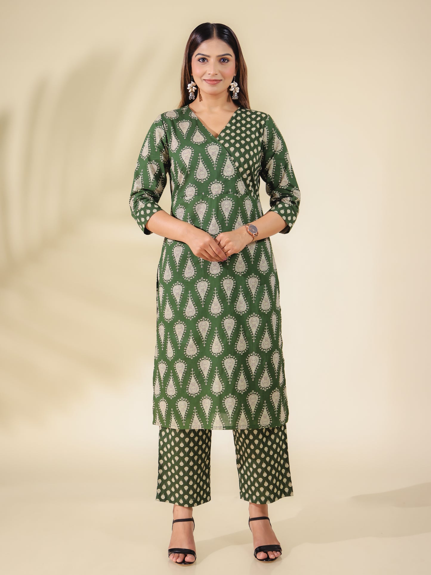 Soft Cotton Block Kurta