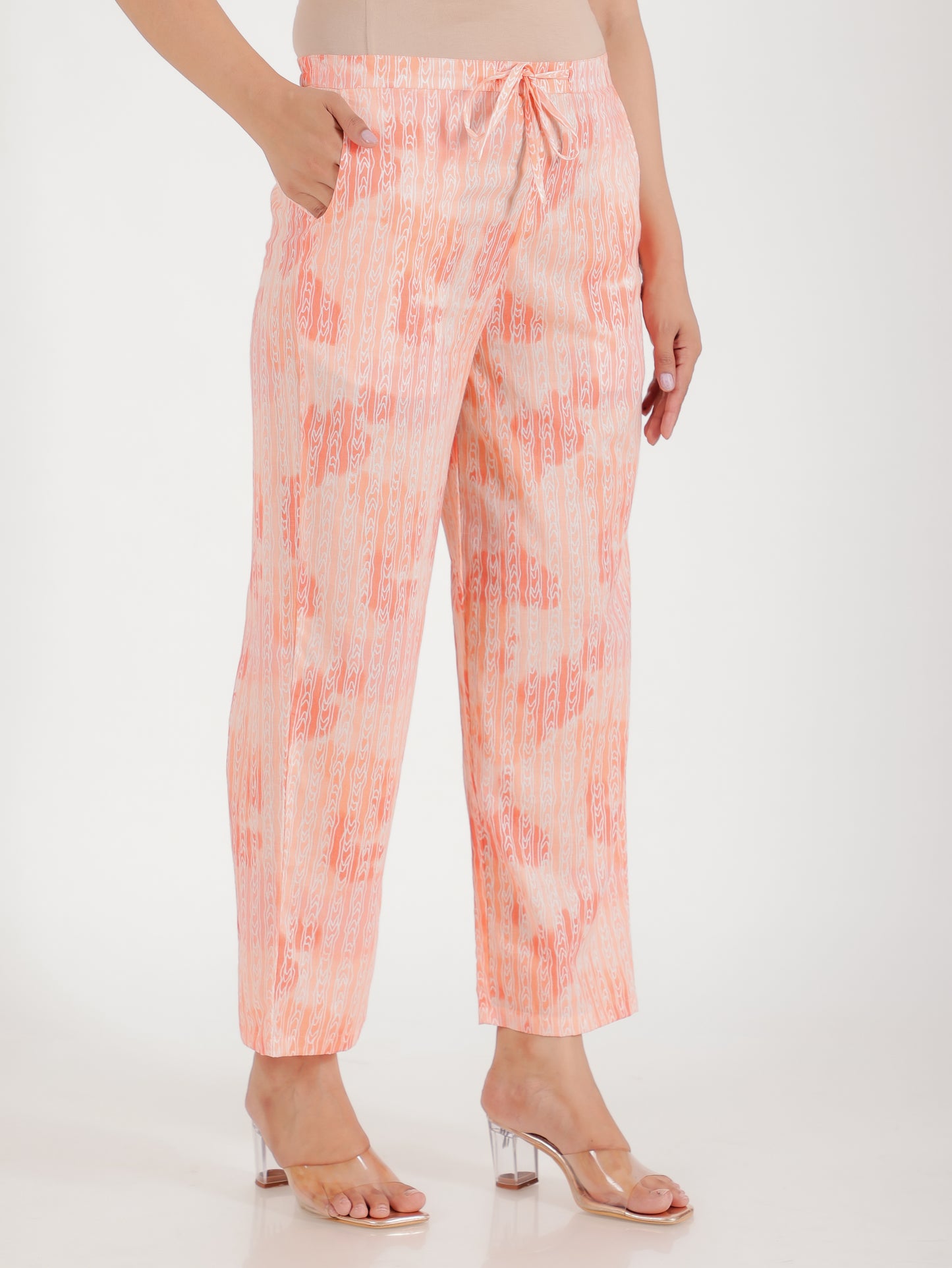 Soft Cotton Striped Pant