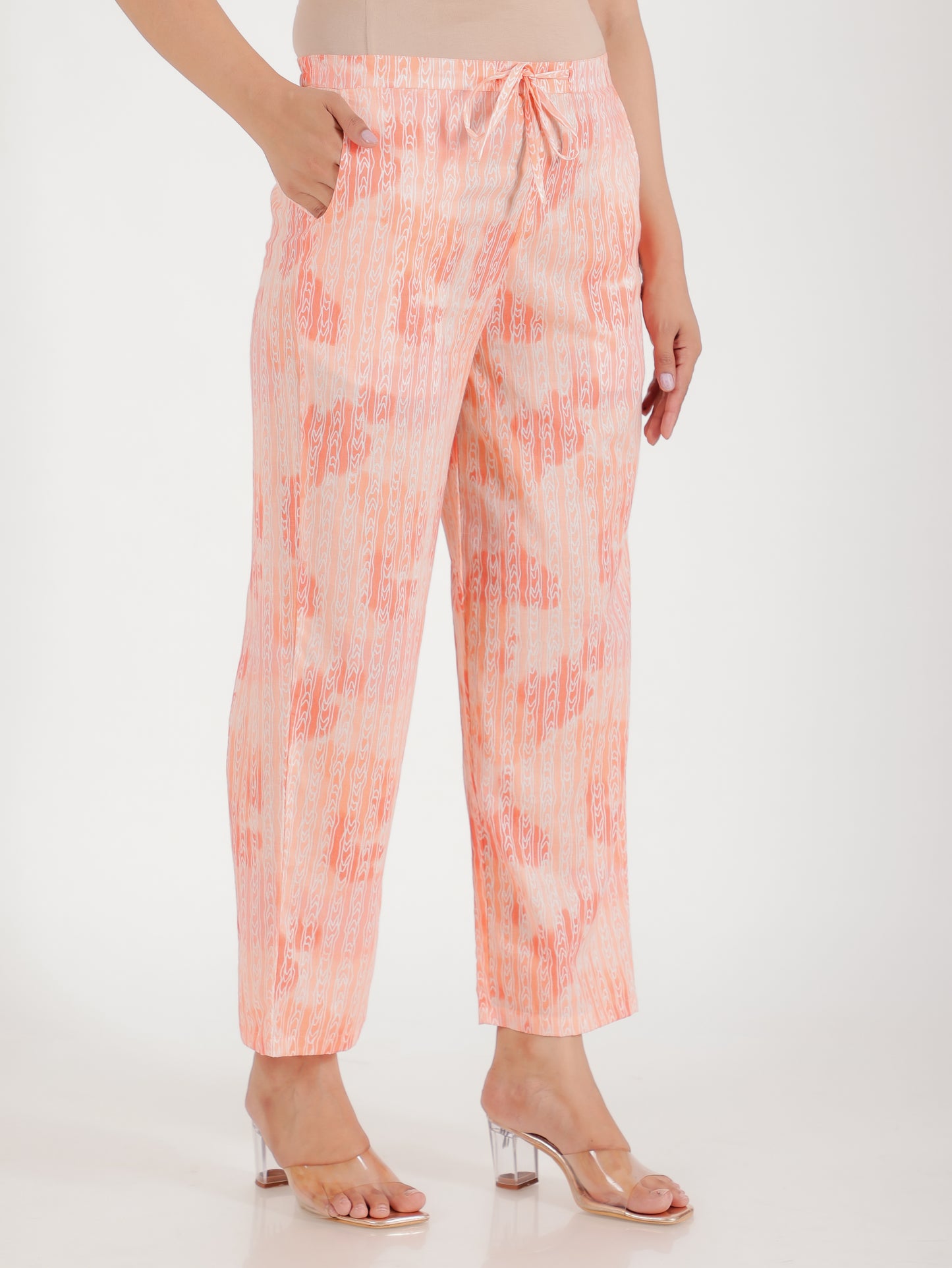 Soft Cotton Floral Straight Pink Kurta