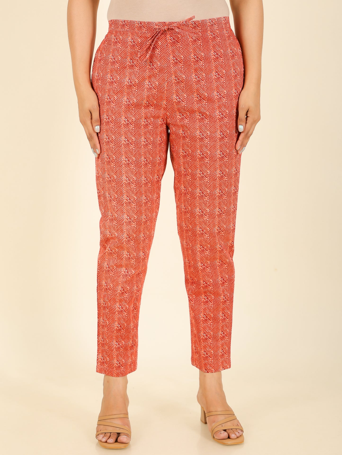 Soft Cotton Striped Pant