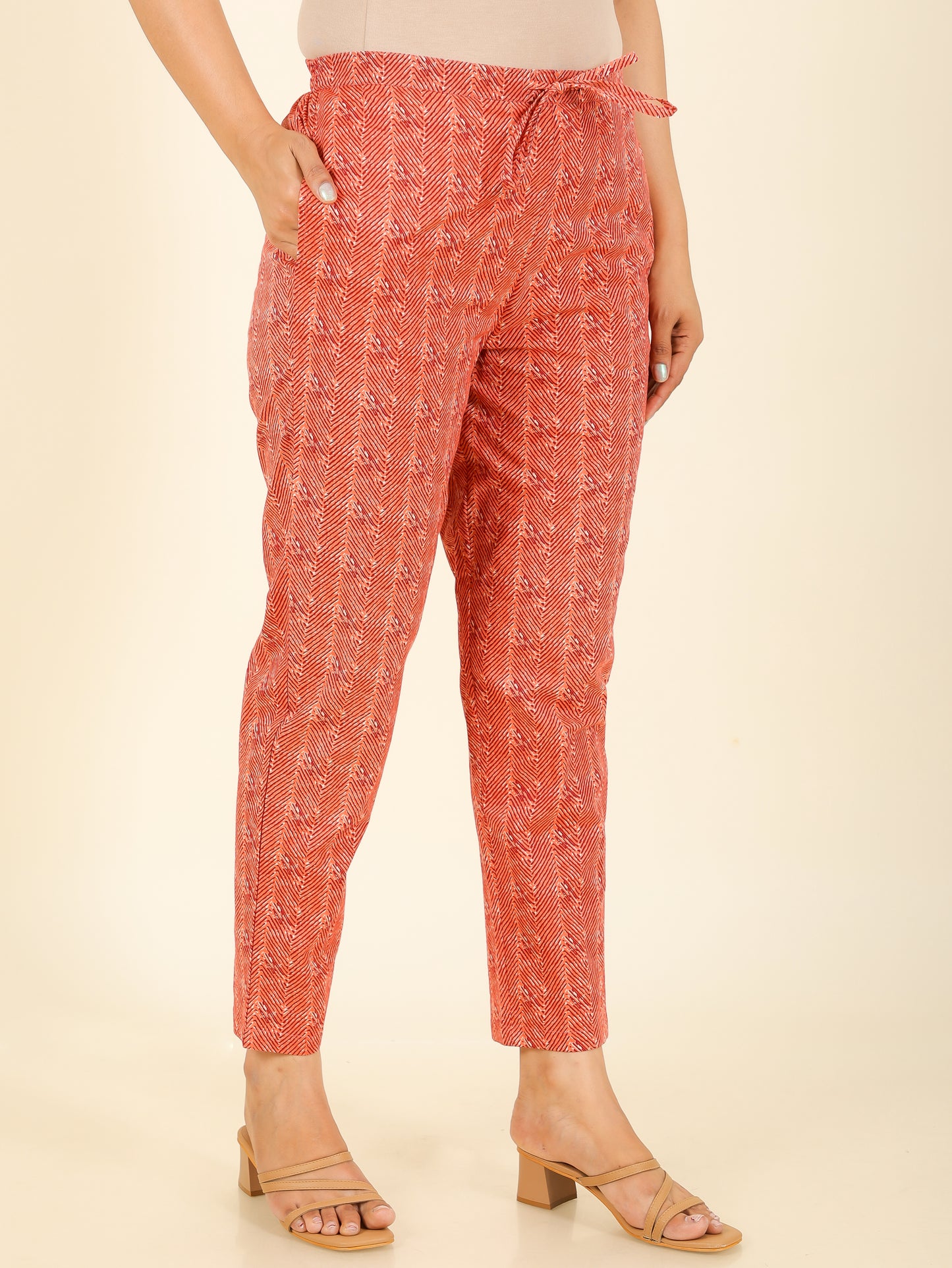 Soft Cotton Striped Pant