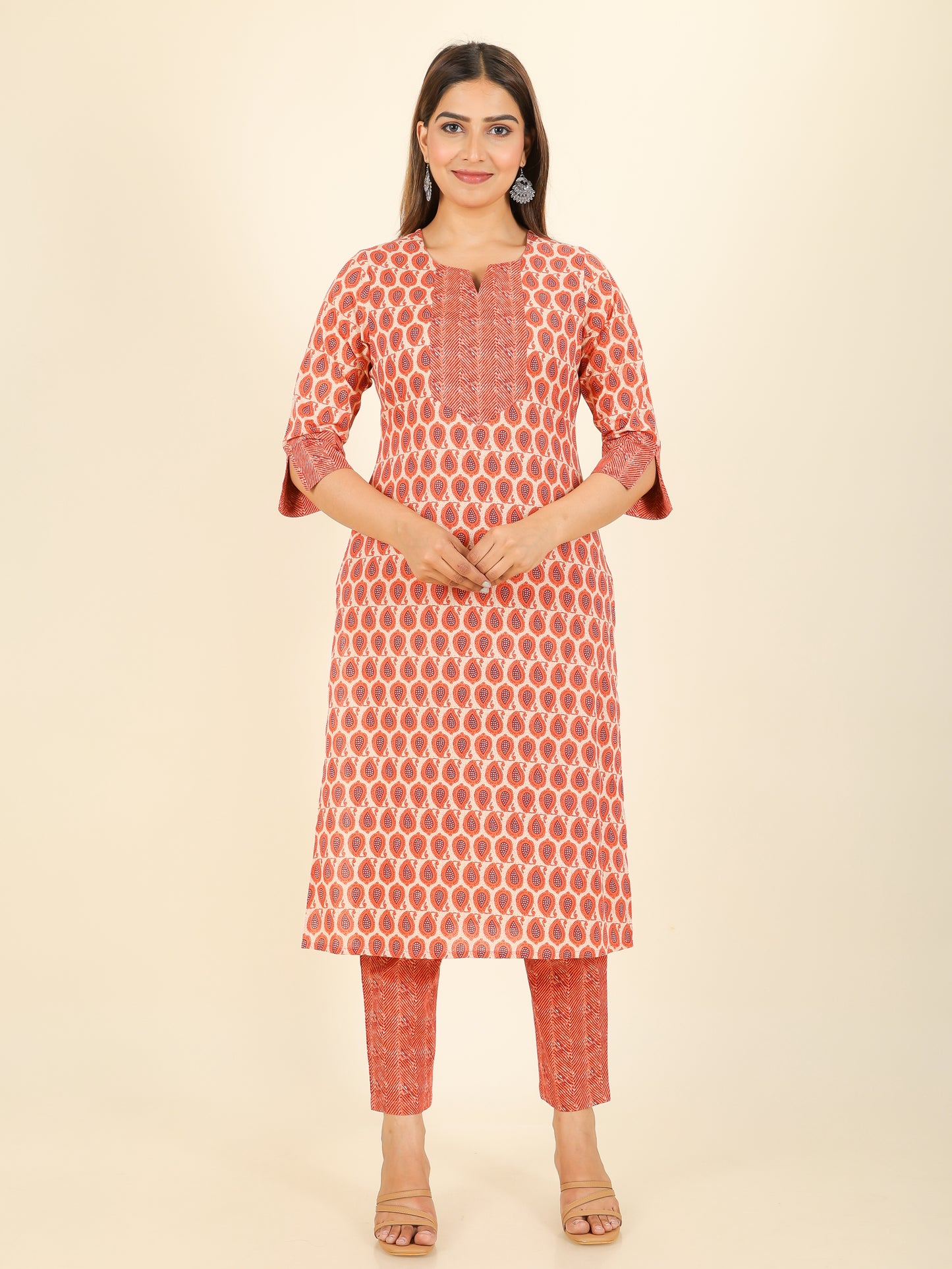 Soft Cotton Paisley Kurta