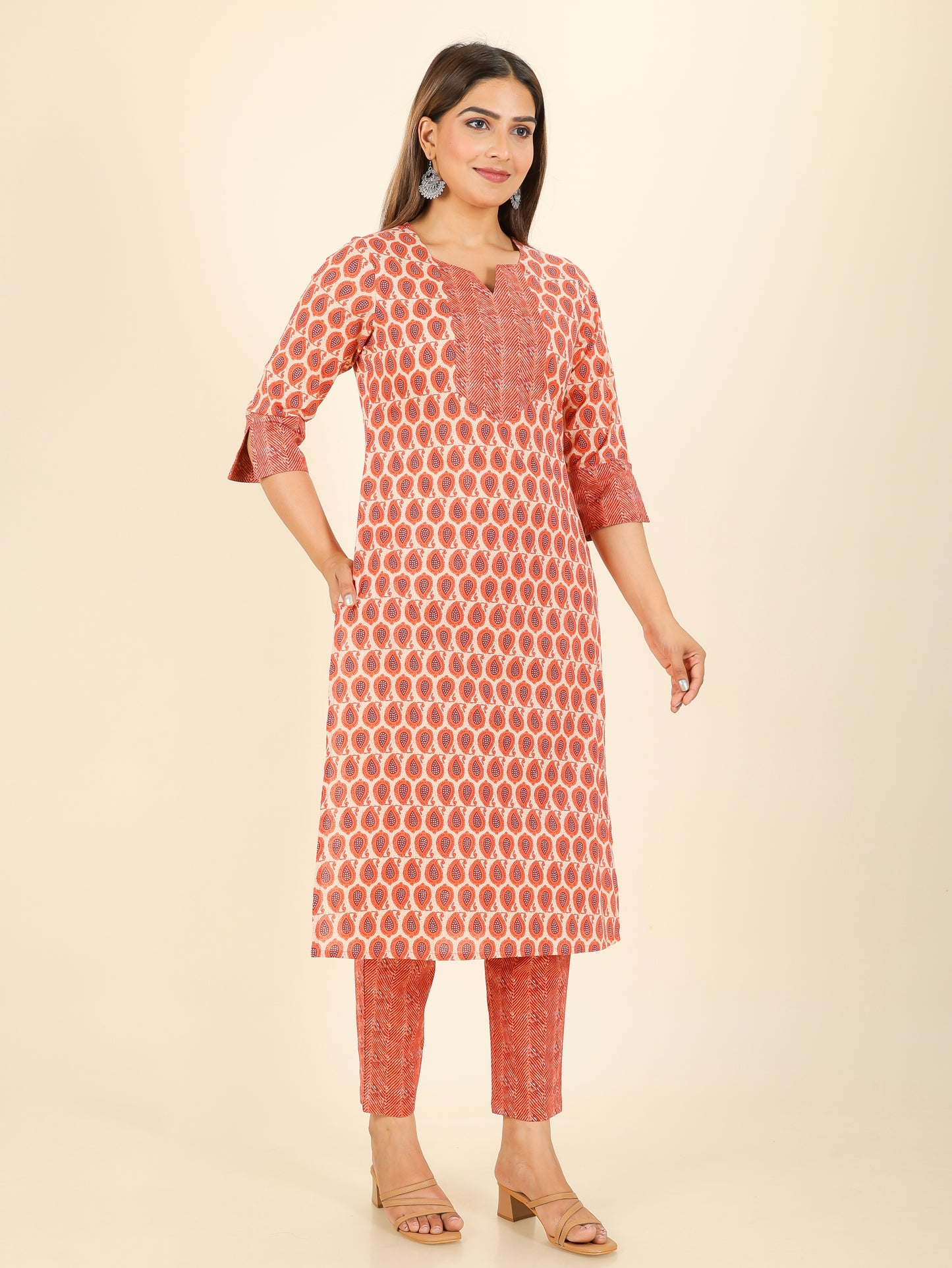 Soft Cotton Paisley Kurta