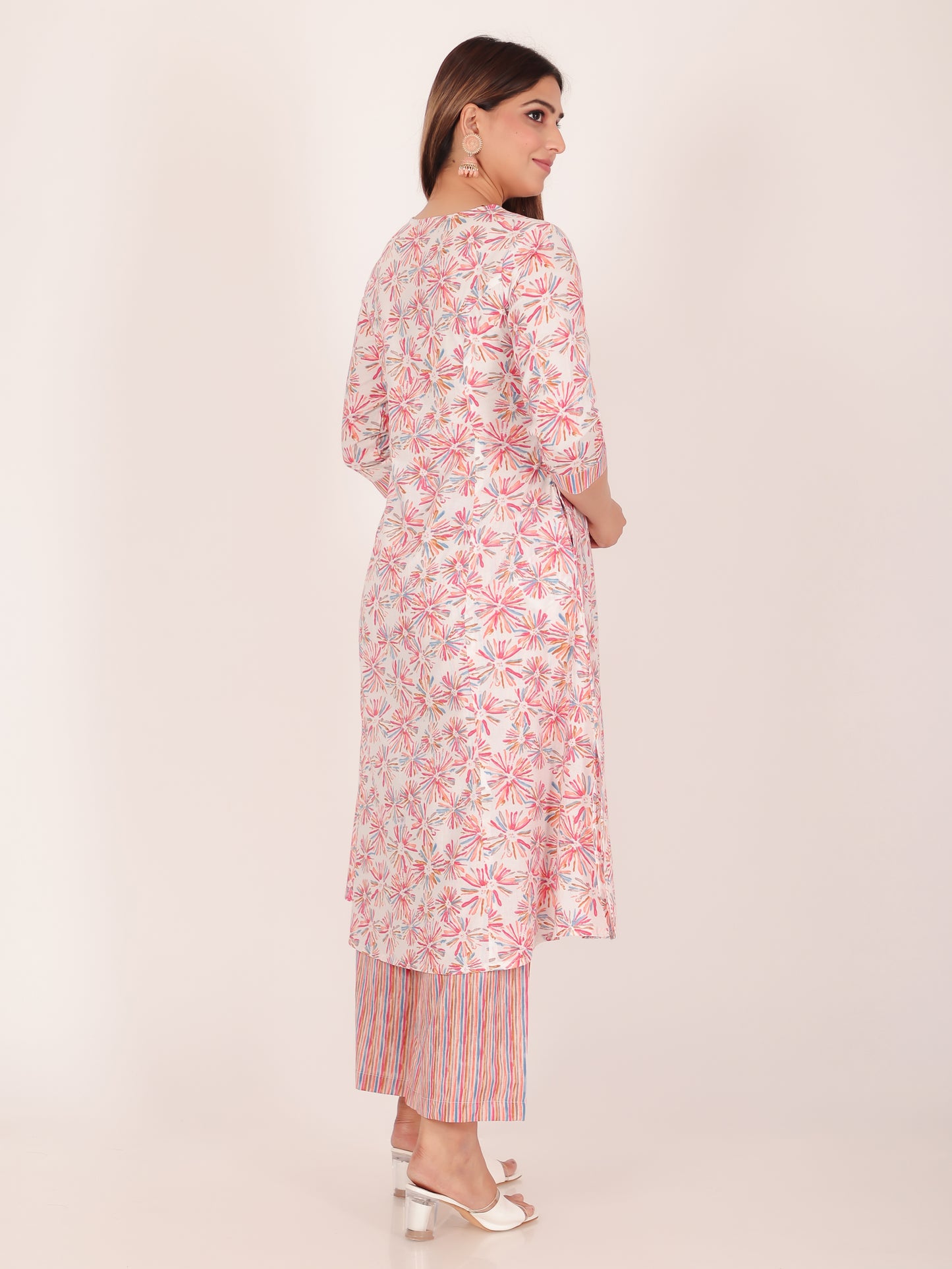 Soft Cotton Abstract Kurta