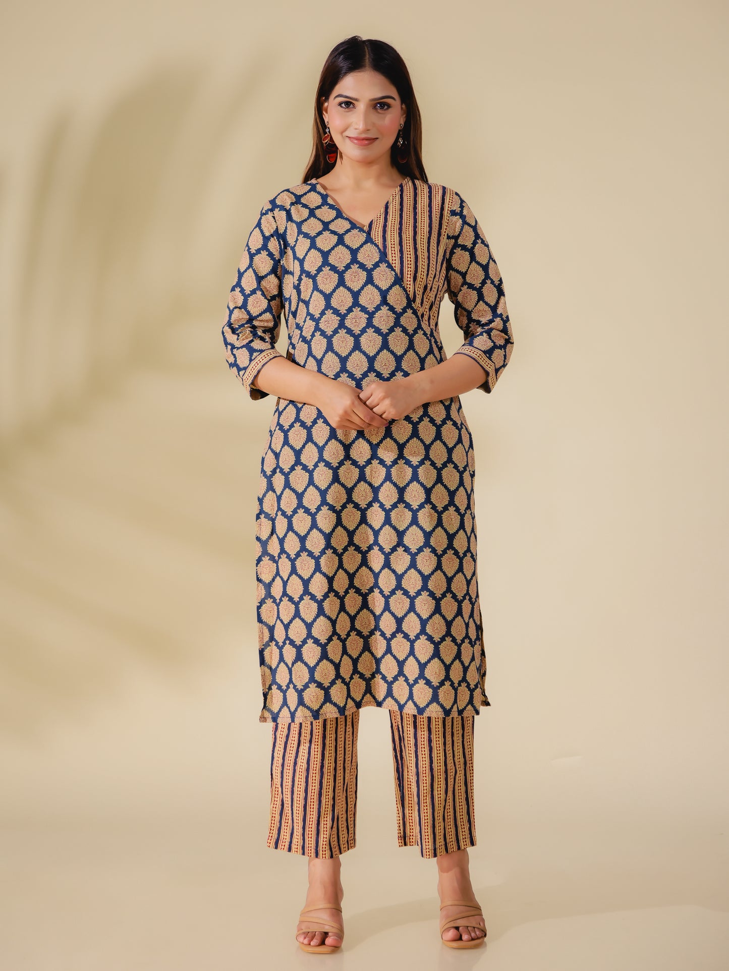 Soft Cotton Block Kurta