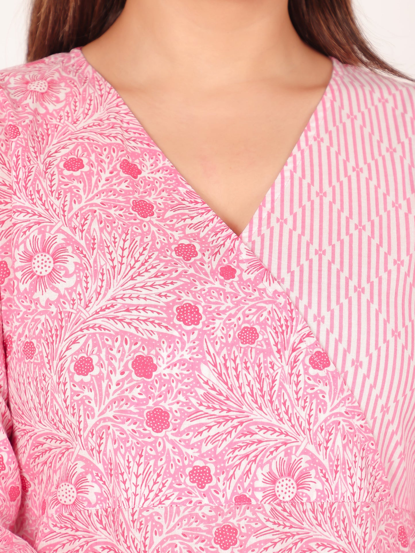 Soft Cotton Floral Kurta