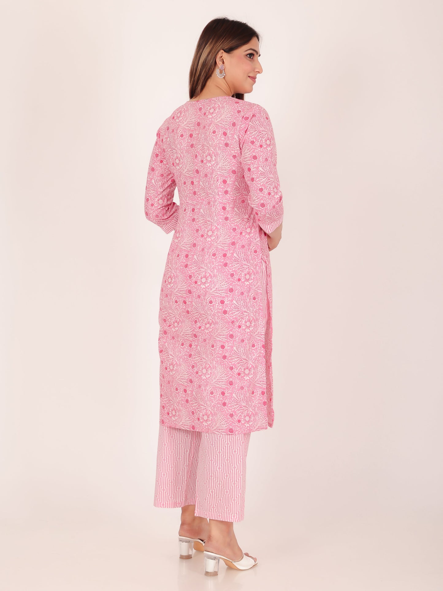 Soft Cotton Floral Kurta