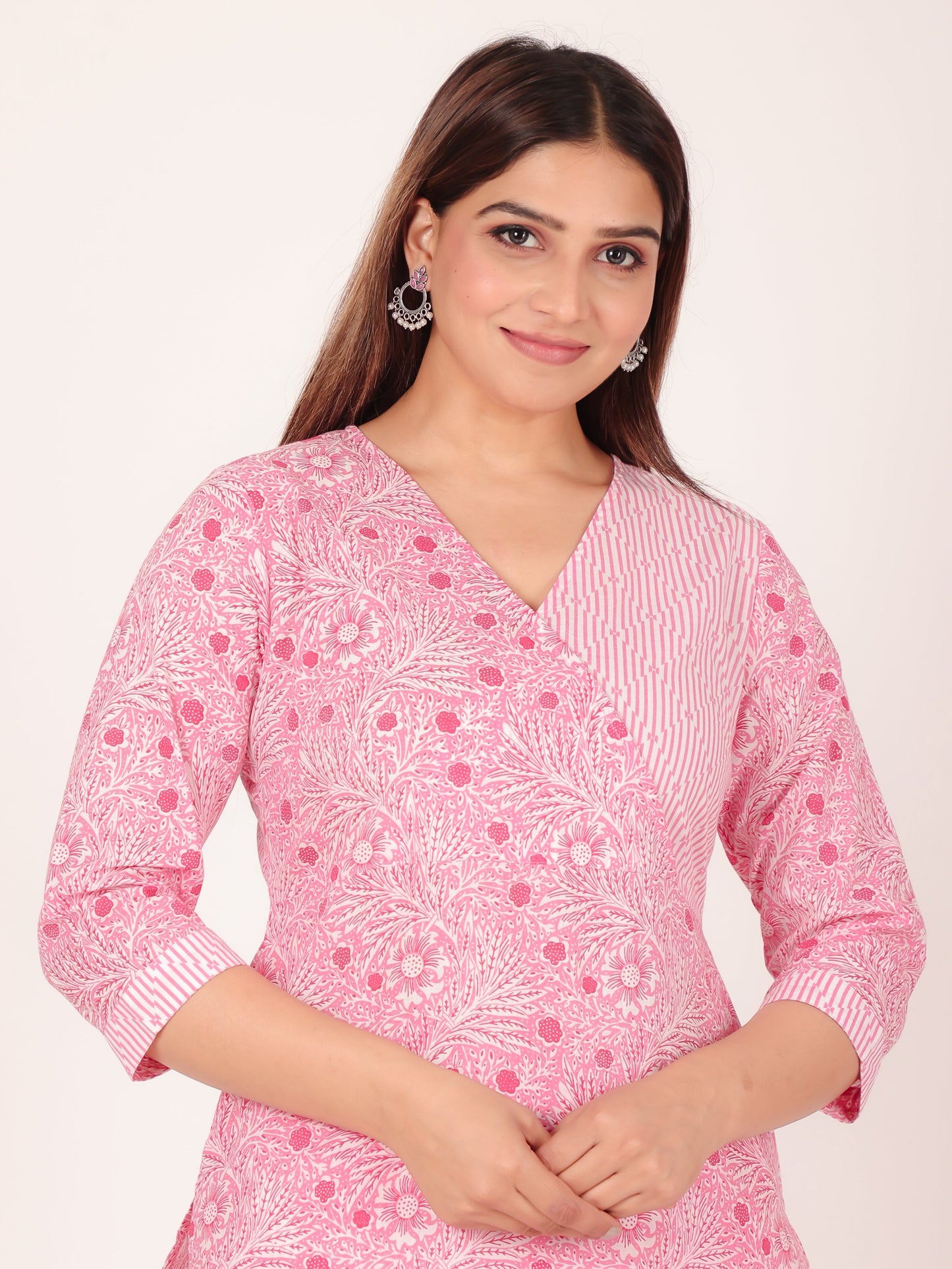 Soft Cotton Floral Kurta