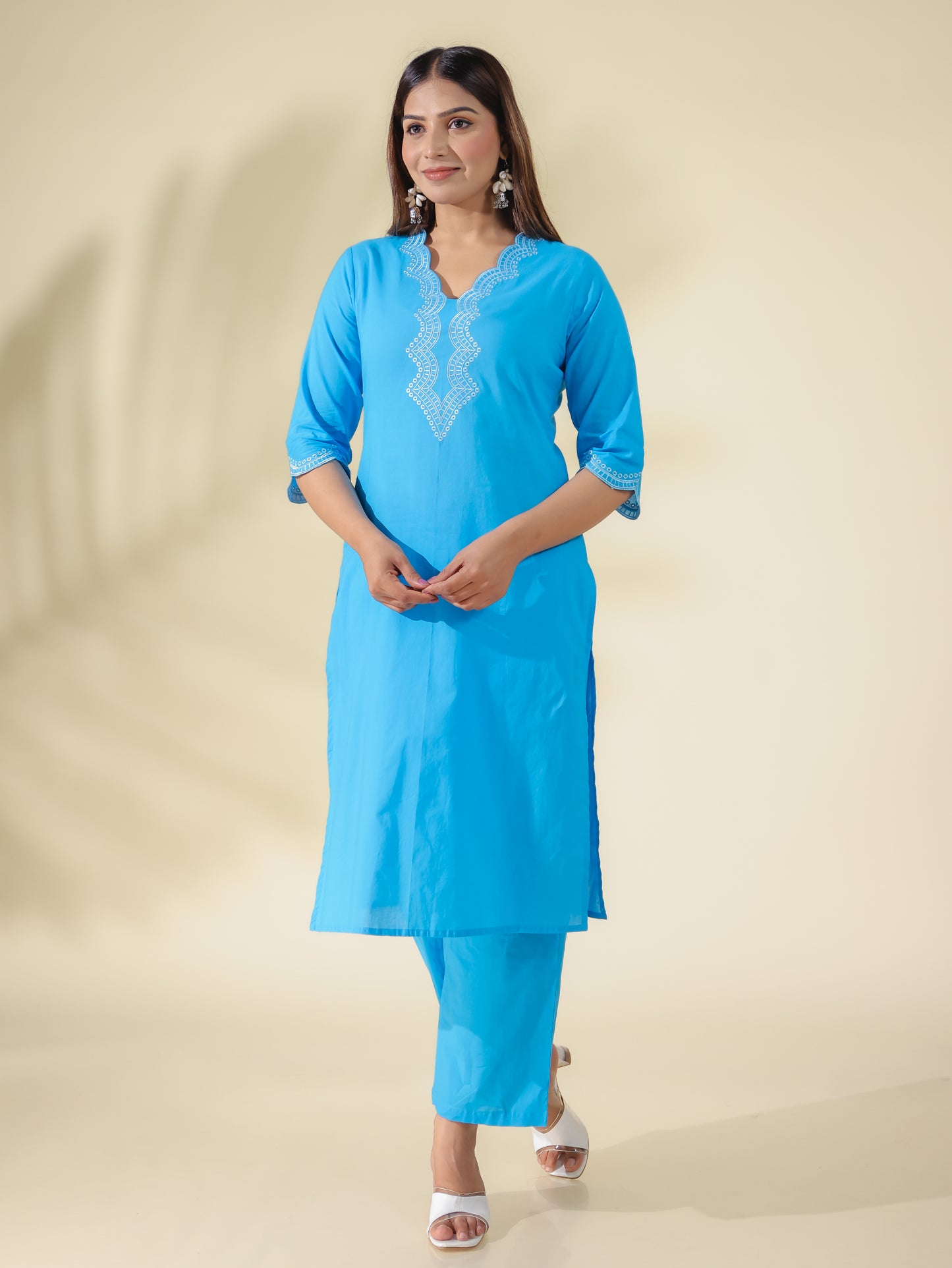 Soft Cotton Solid Kurta