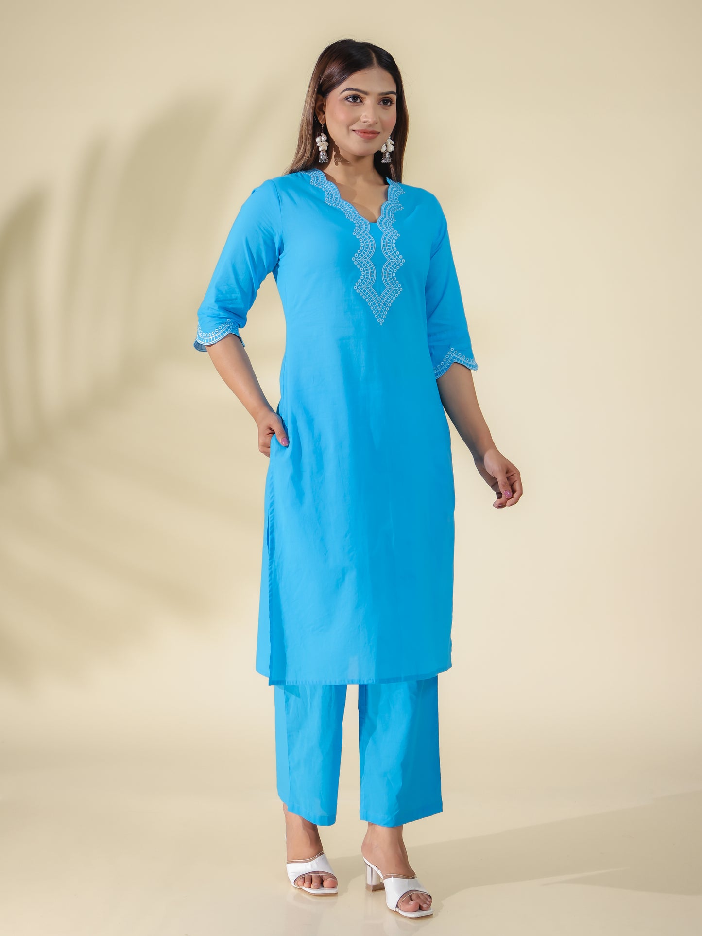 Soft Cotton Solid Kurta