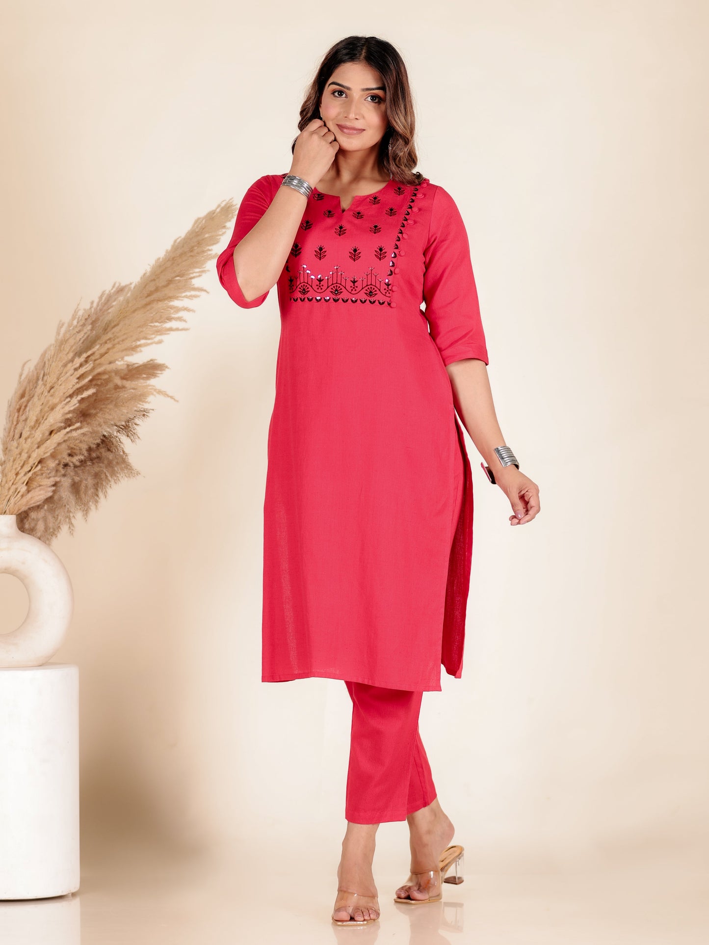 Soft Cotton Solid Kurta