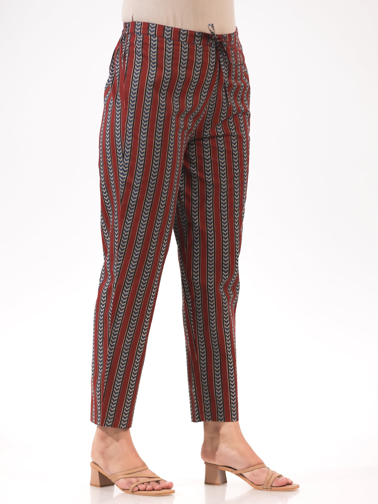 Soft Cotton Striped Pant