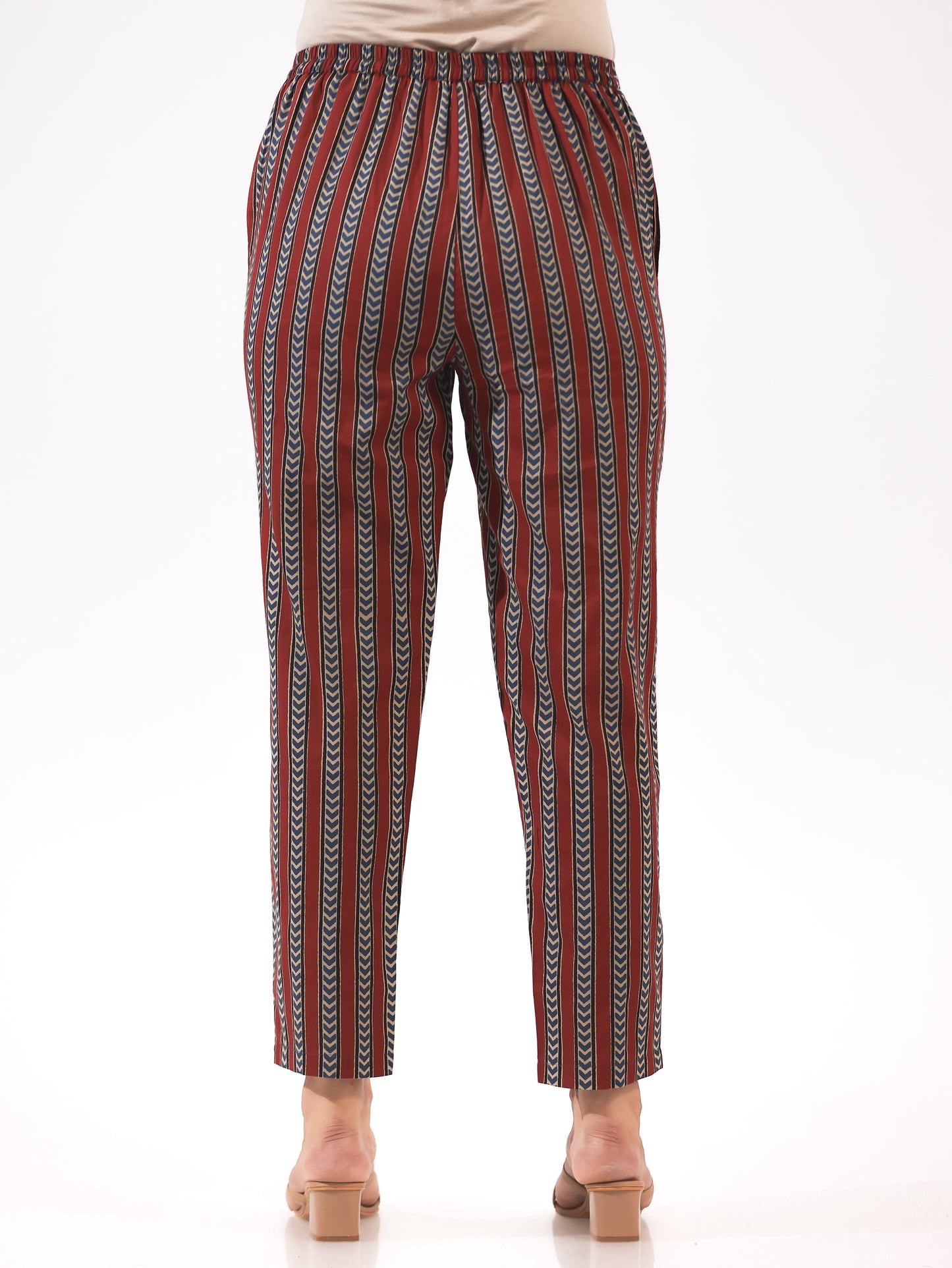 Soft Cotton Striped Pant