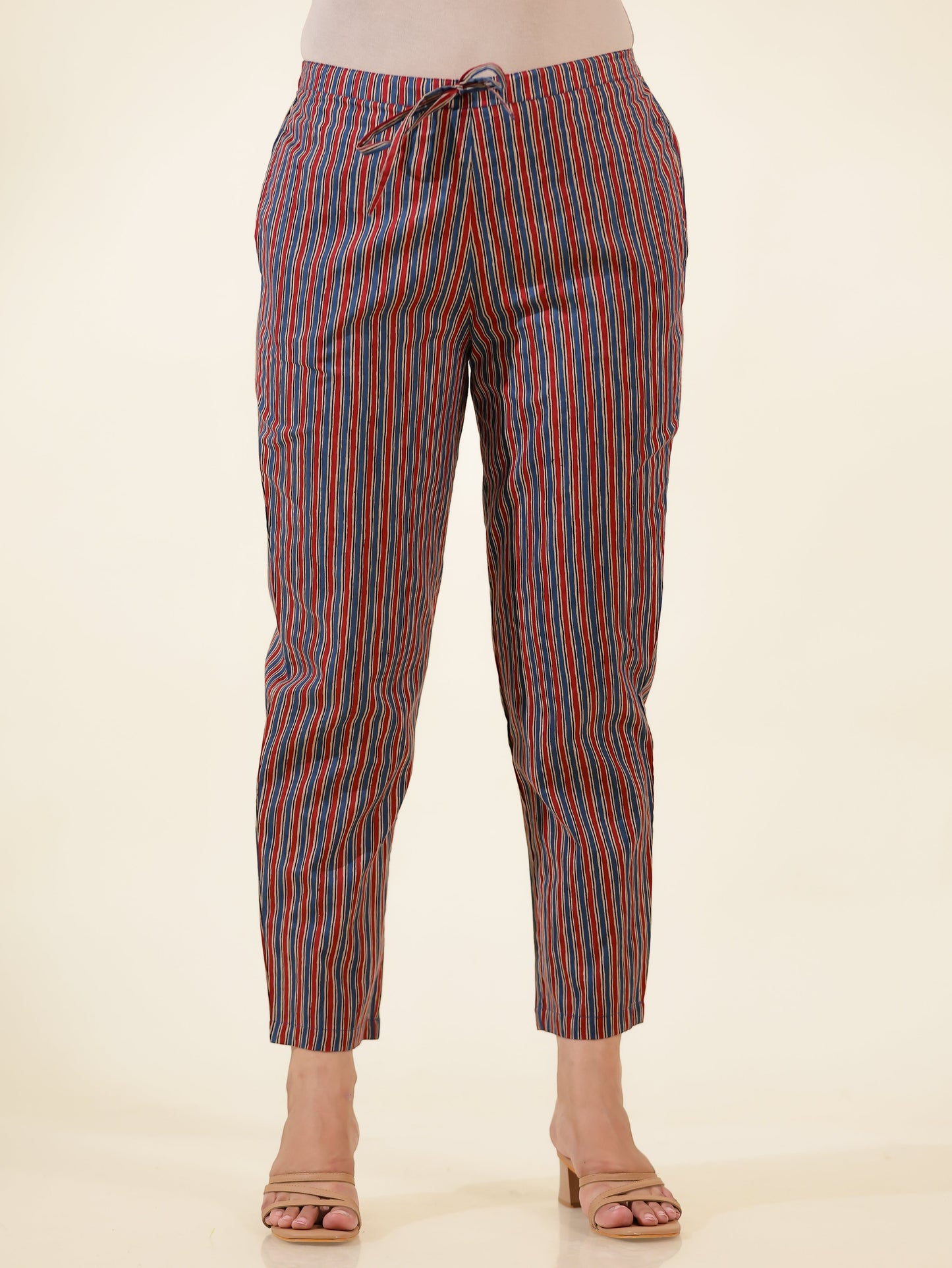 Soft Cotton Striped Pant