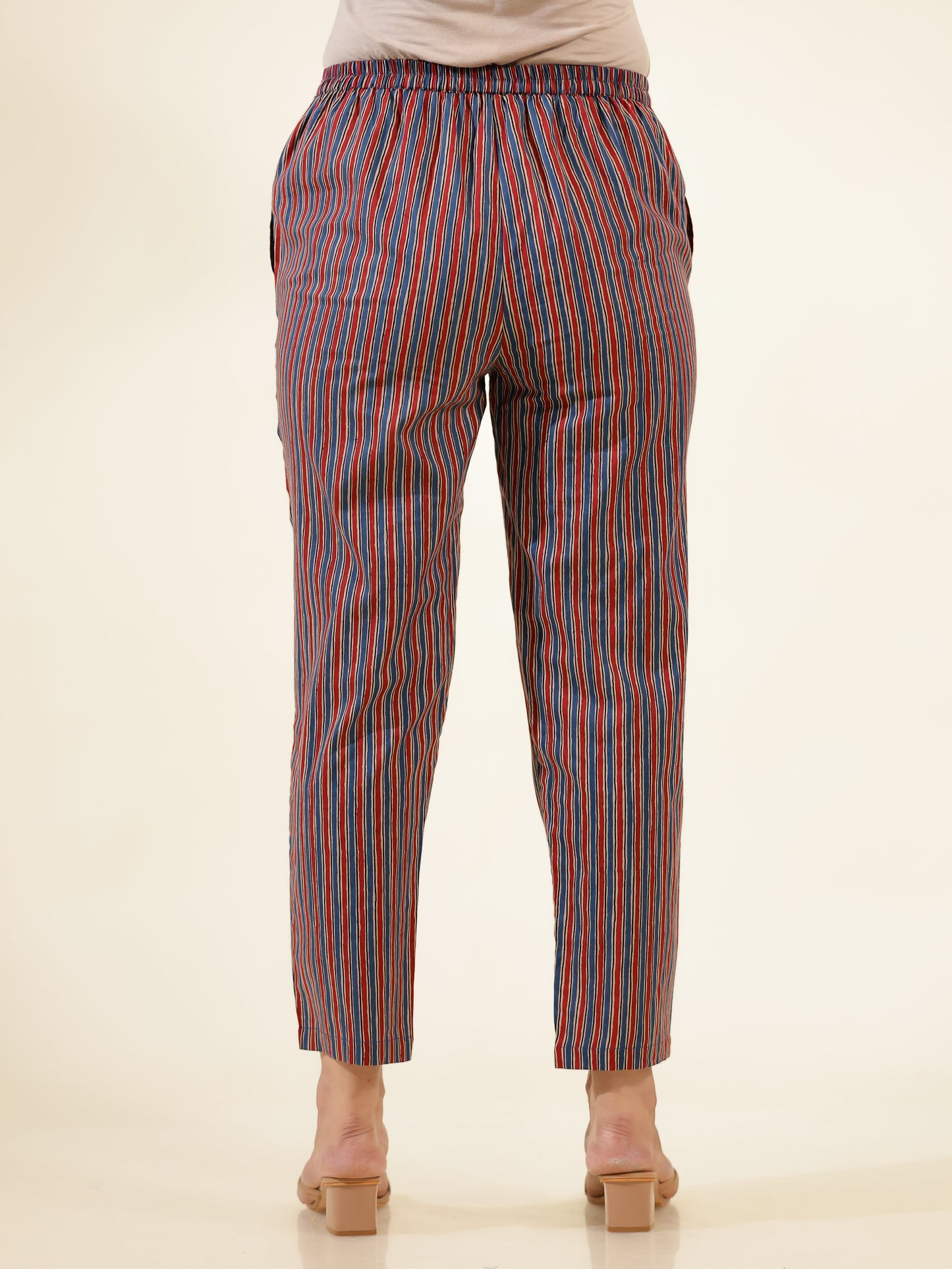 Soft Cotton Striped Pant