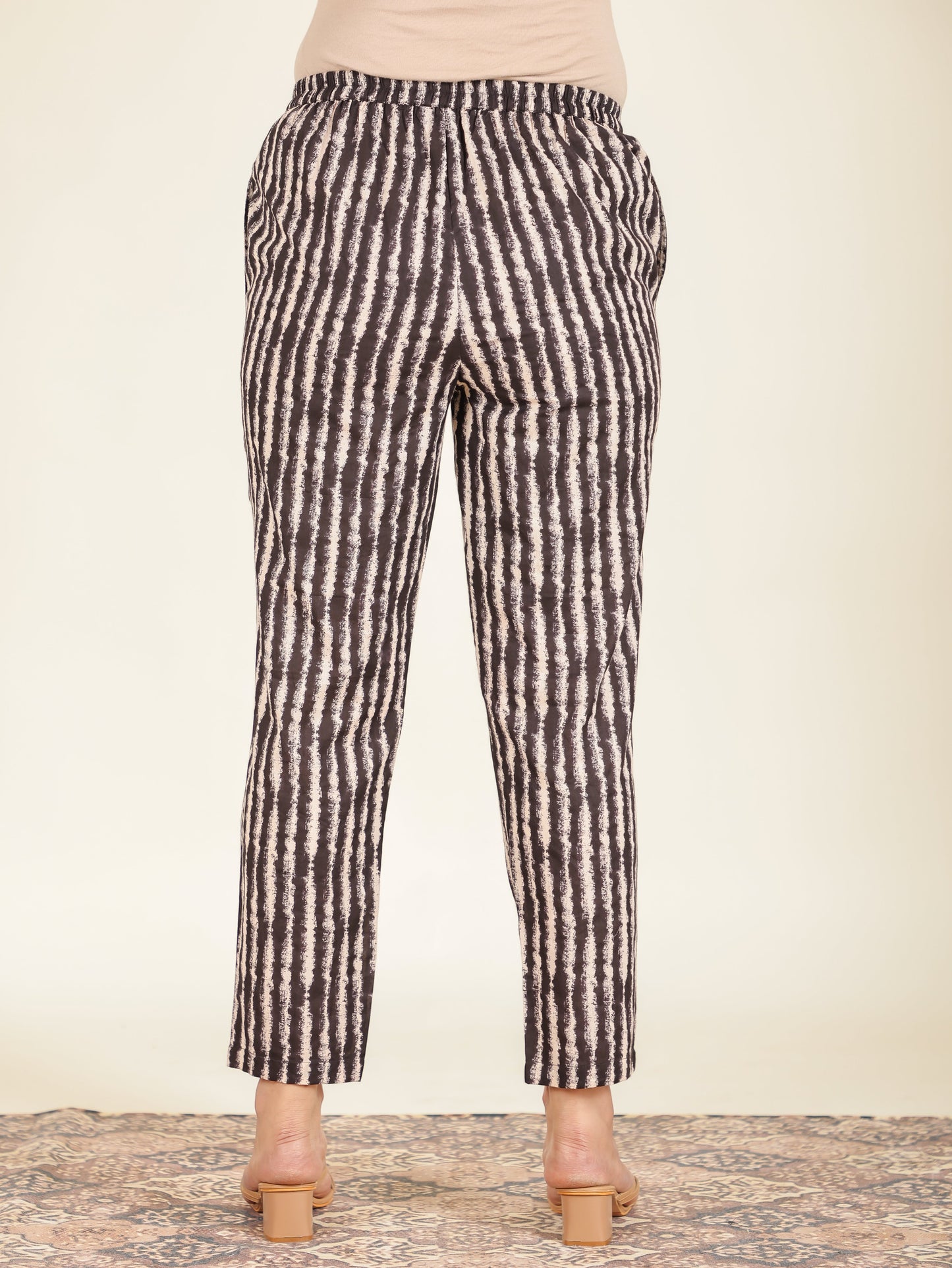 Soft Cotton Striped Pant