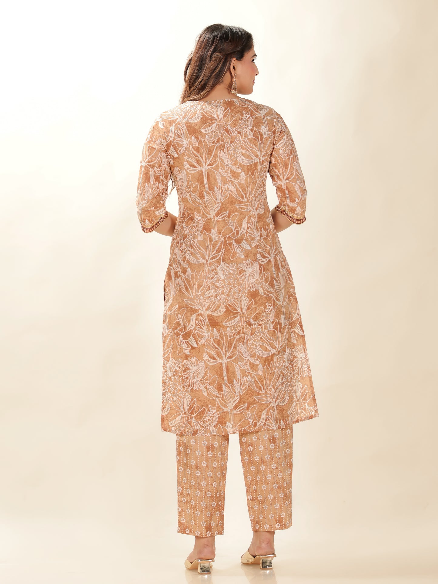 Soft Cotton Floral Kurta