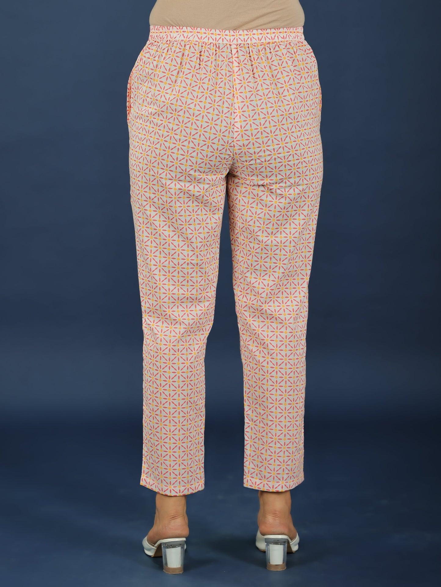 Soft Cotton Geometric Pant