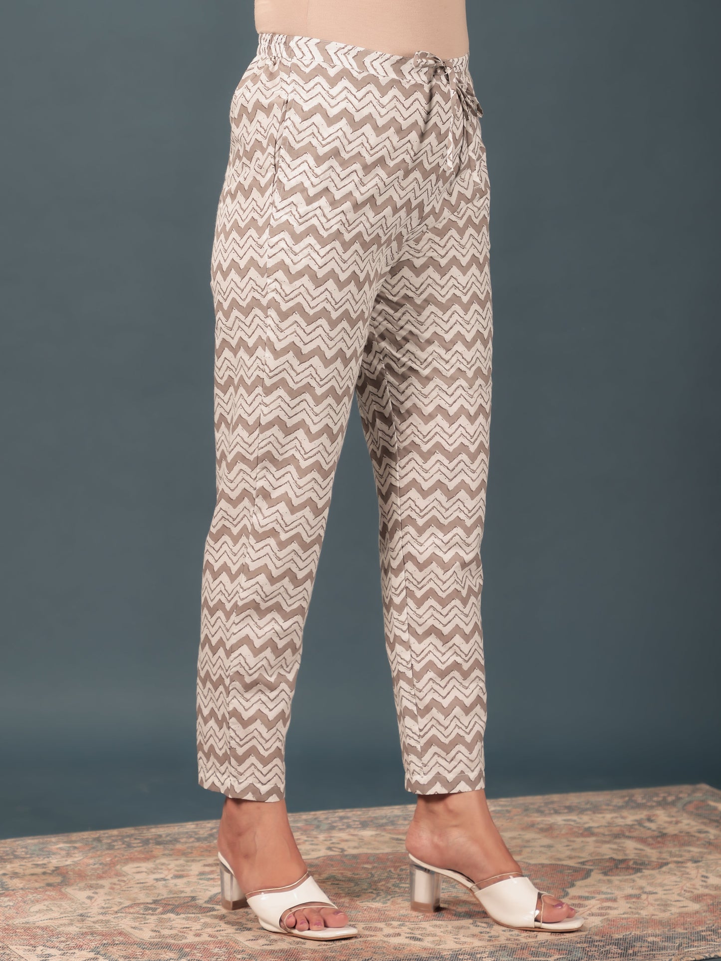 Soft Cotton Chevron Pant