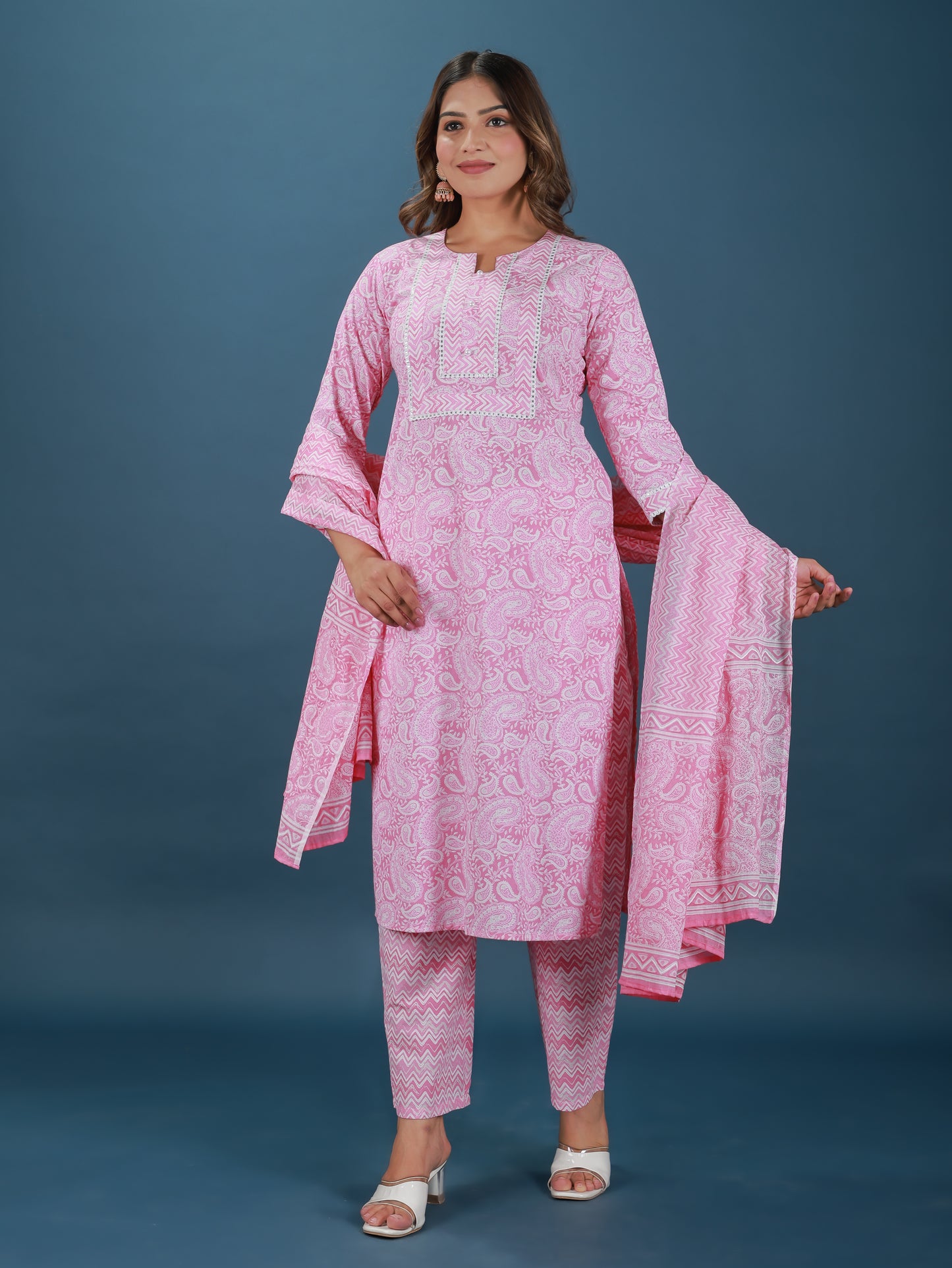 Soft Cotton Paisley Kurta