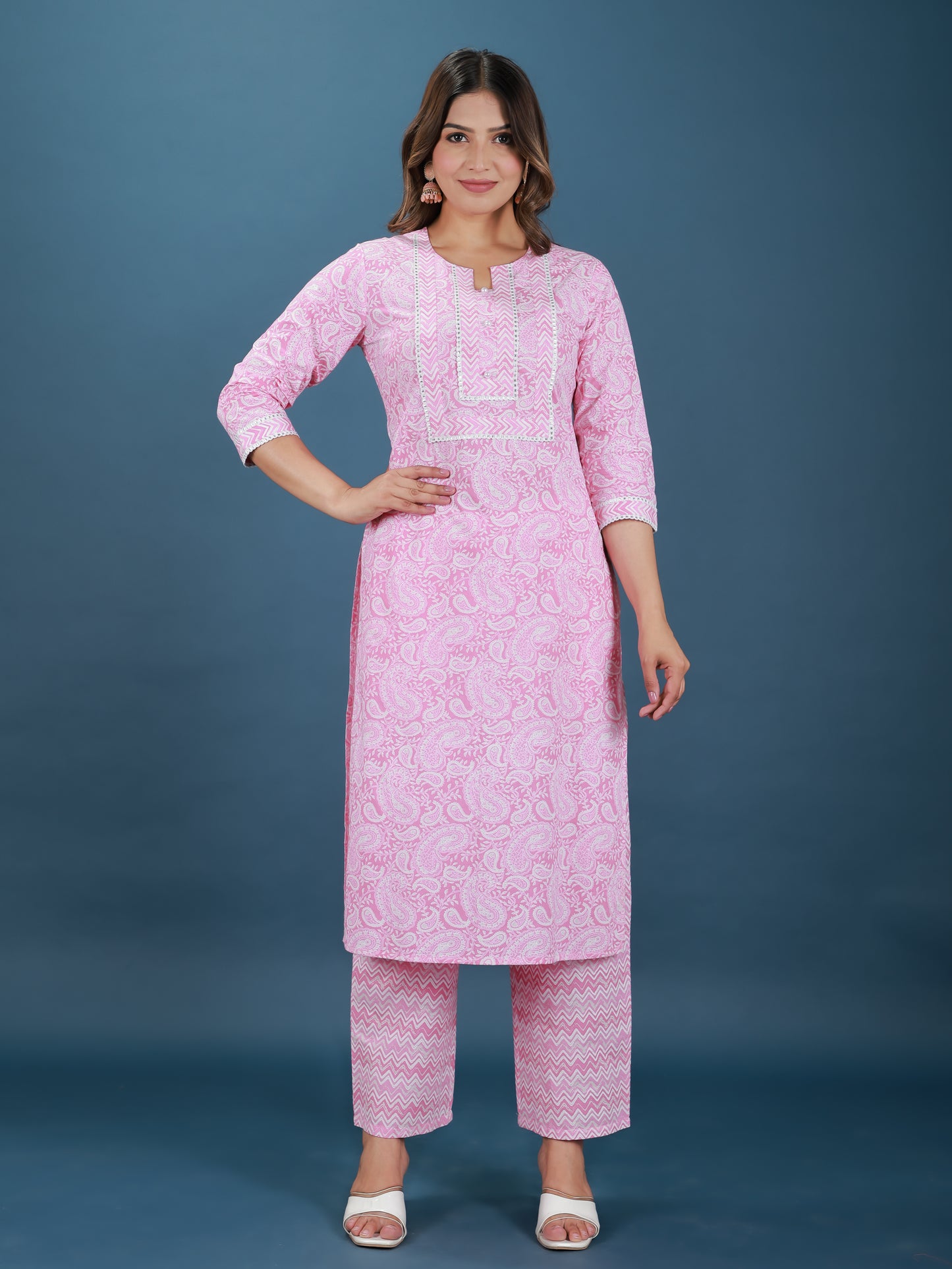 Soft Cotton Paisley Kurta