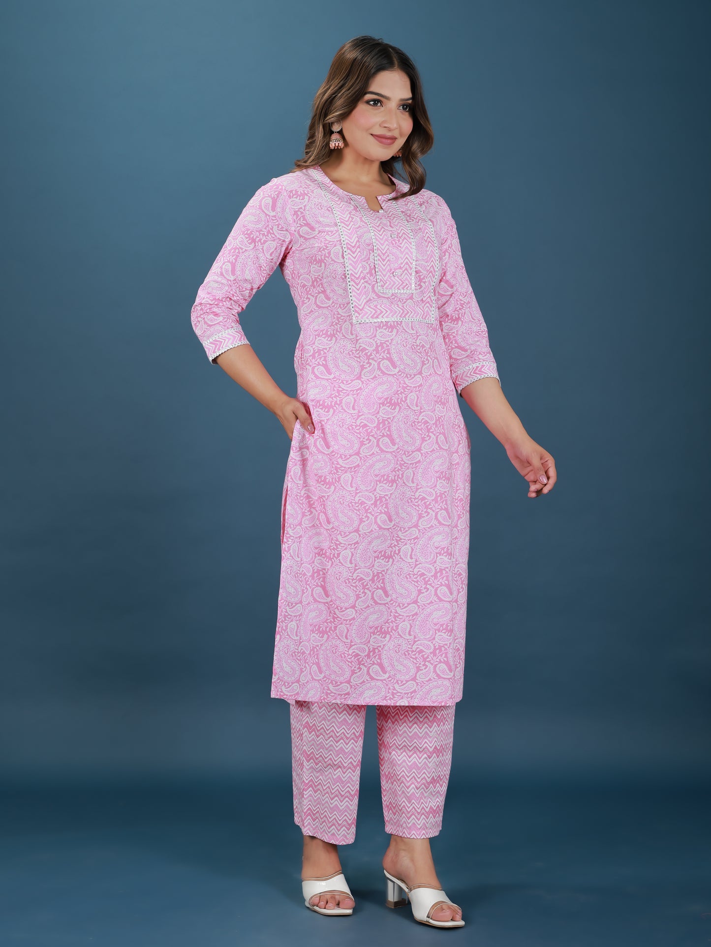 Soft Cotton Paisley Kurta