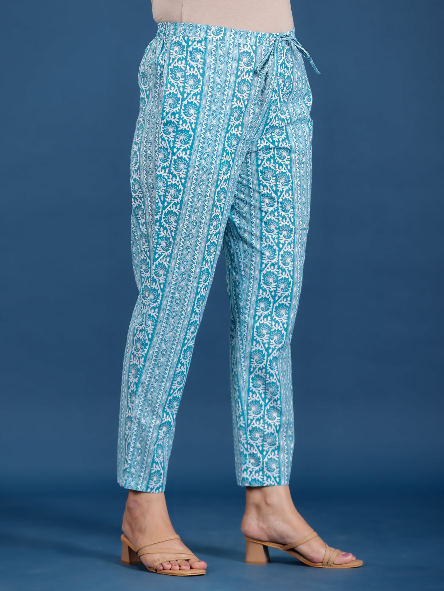 Soft Cotton Striped Pant