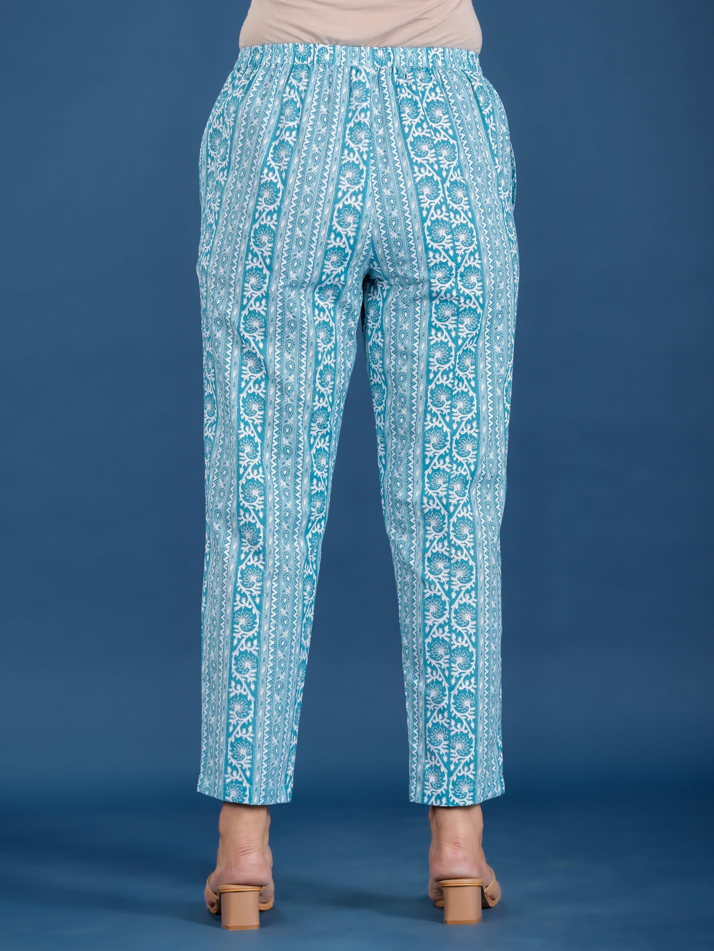 Soft Cotton Striped Pant