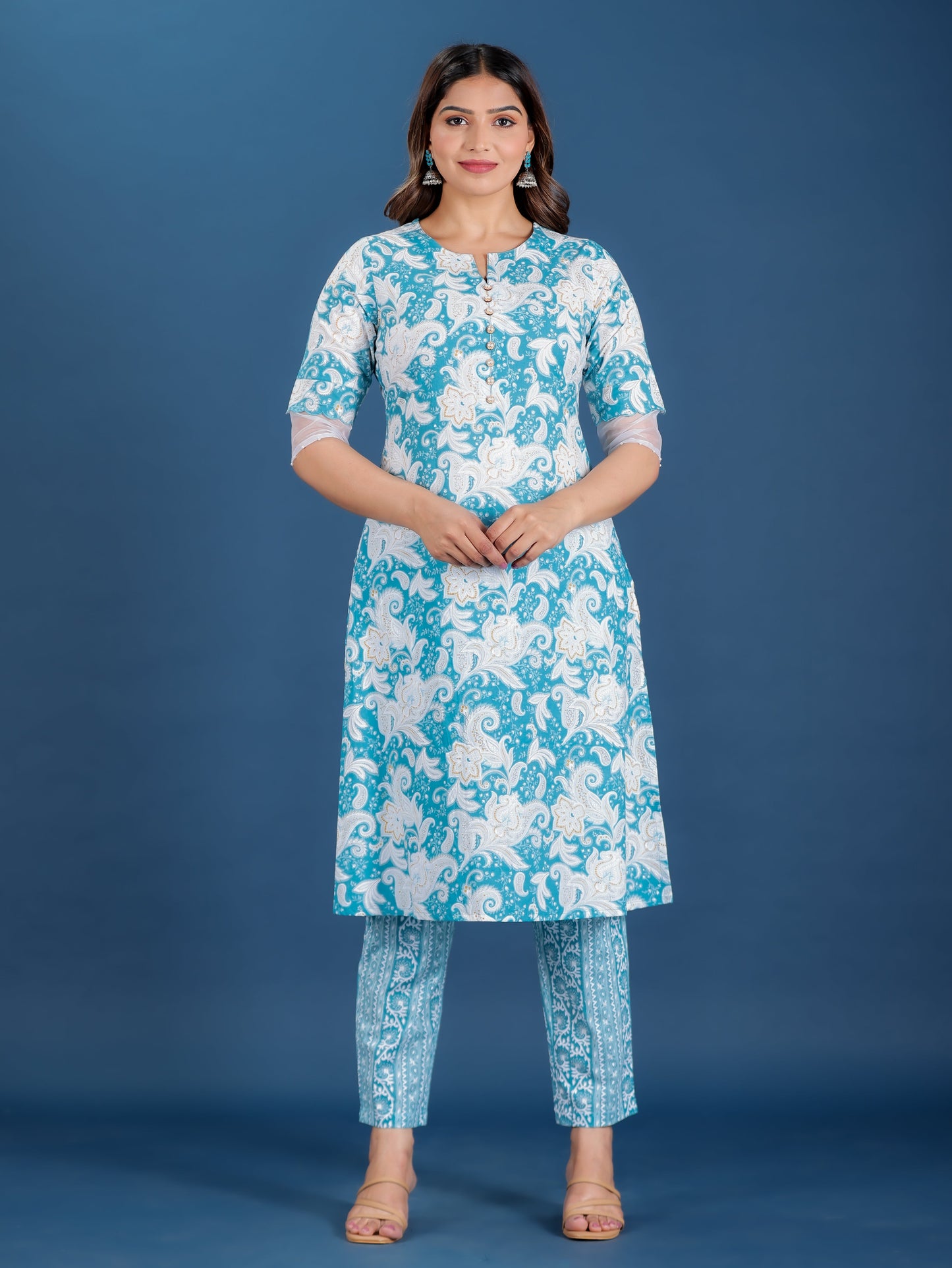 Soft Cotton Paisley Kurta