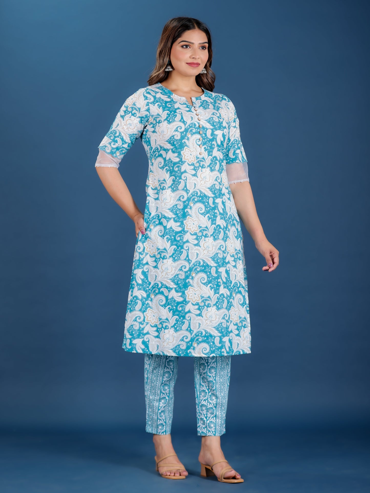 Soft Cotton Paisley Kurta