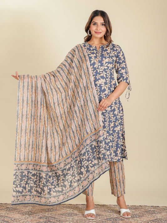 Voile Cotton Striped Dupatta