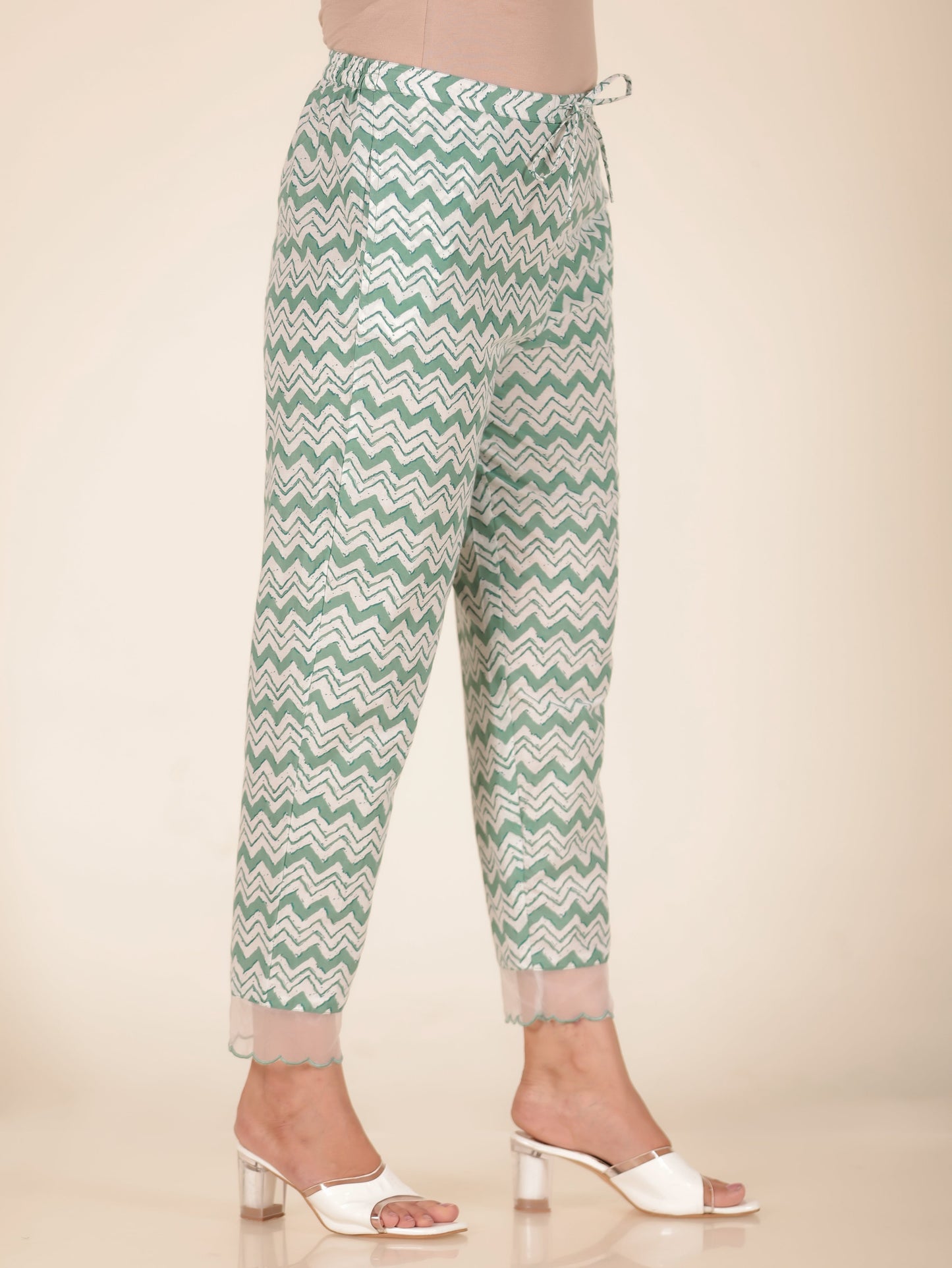 Soft Cotton Chevron Pant