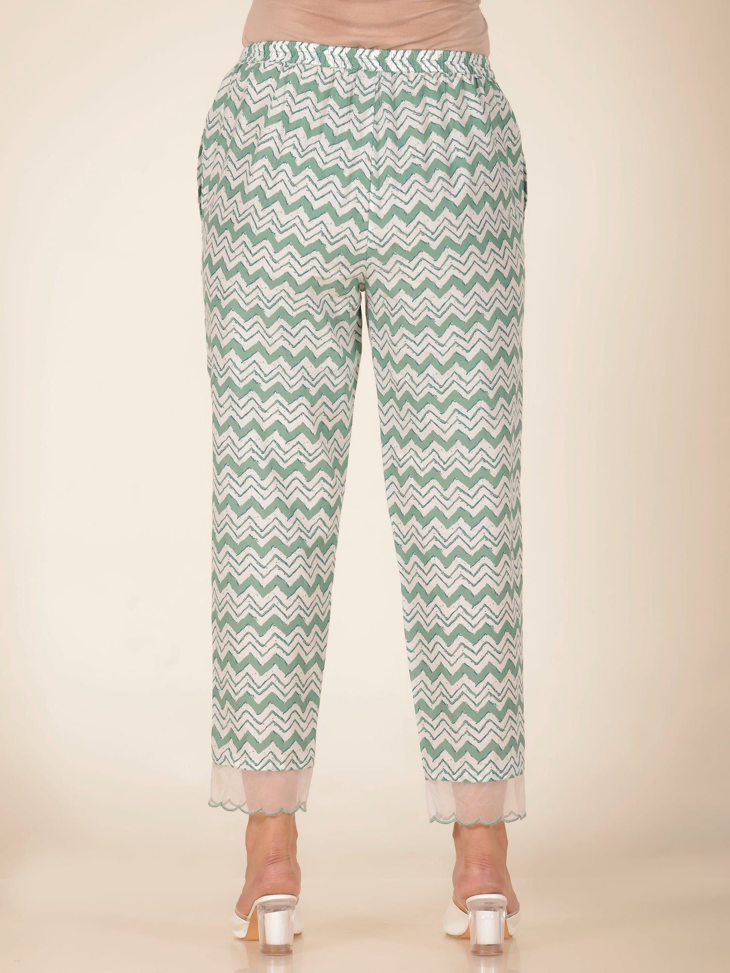 Soft Cotton Chevron Pant