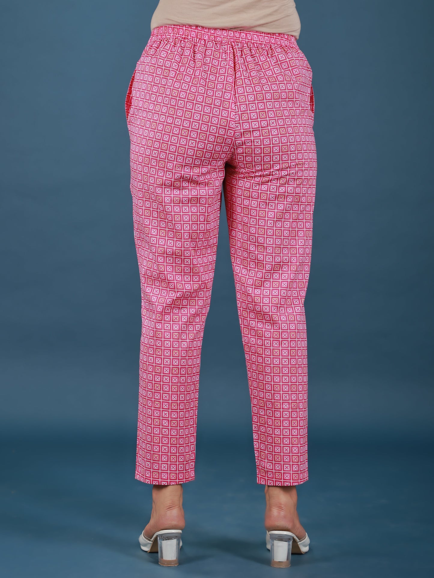 Soft Cotton Geometric Pant